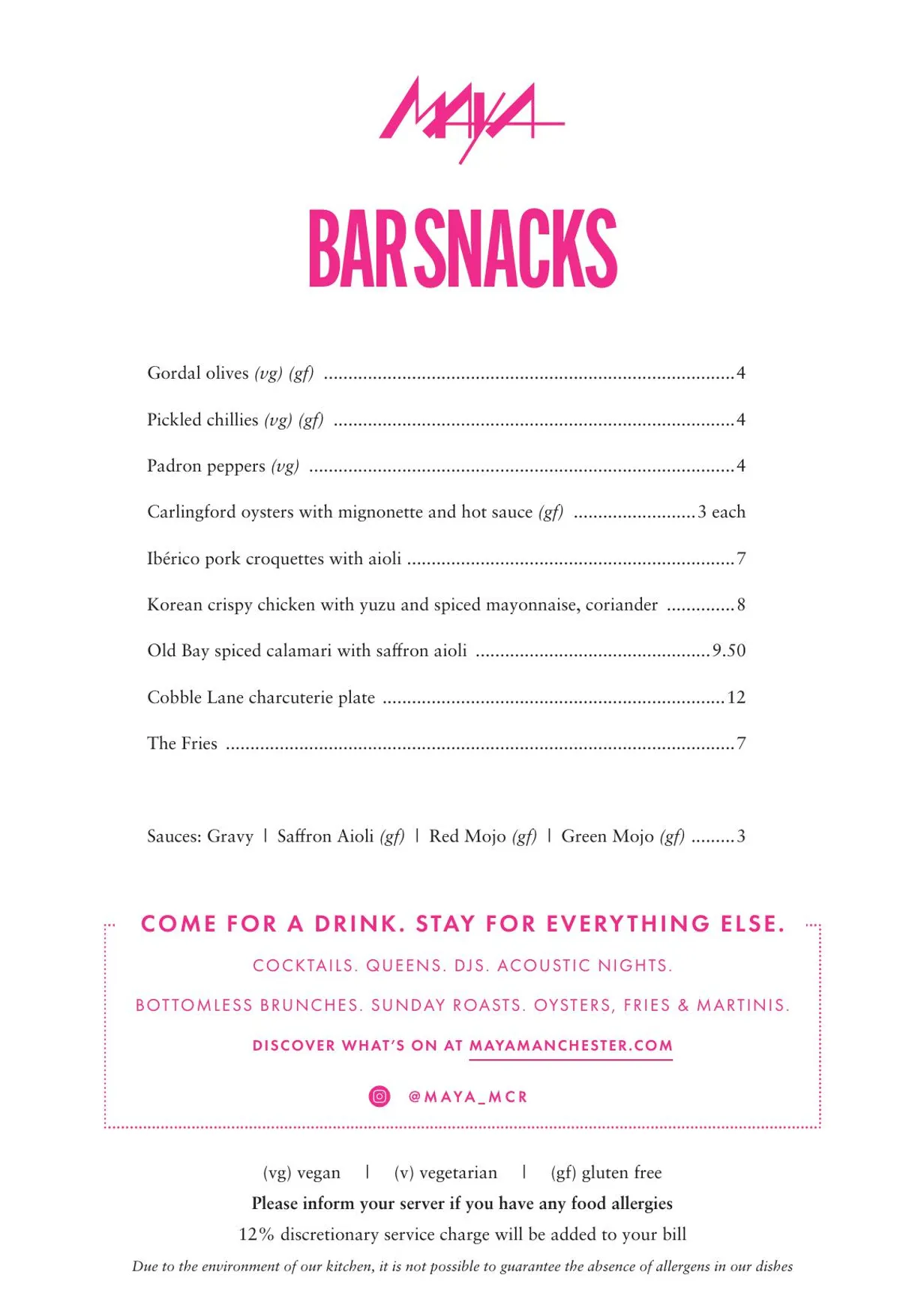 Maya menu, page 7