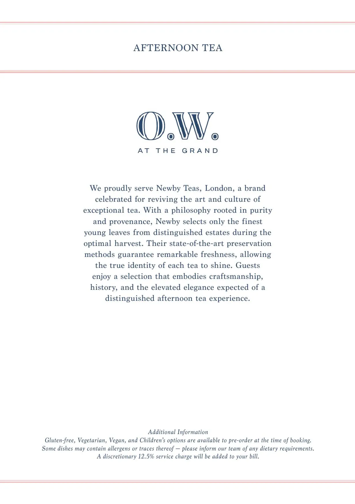 O.W. at The Grand menu, page 3
