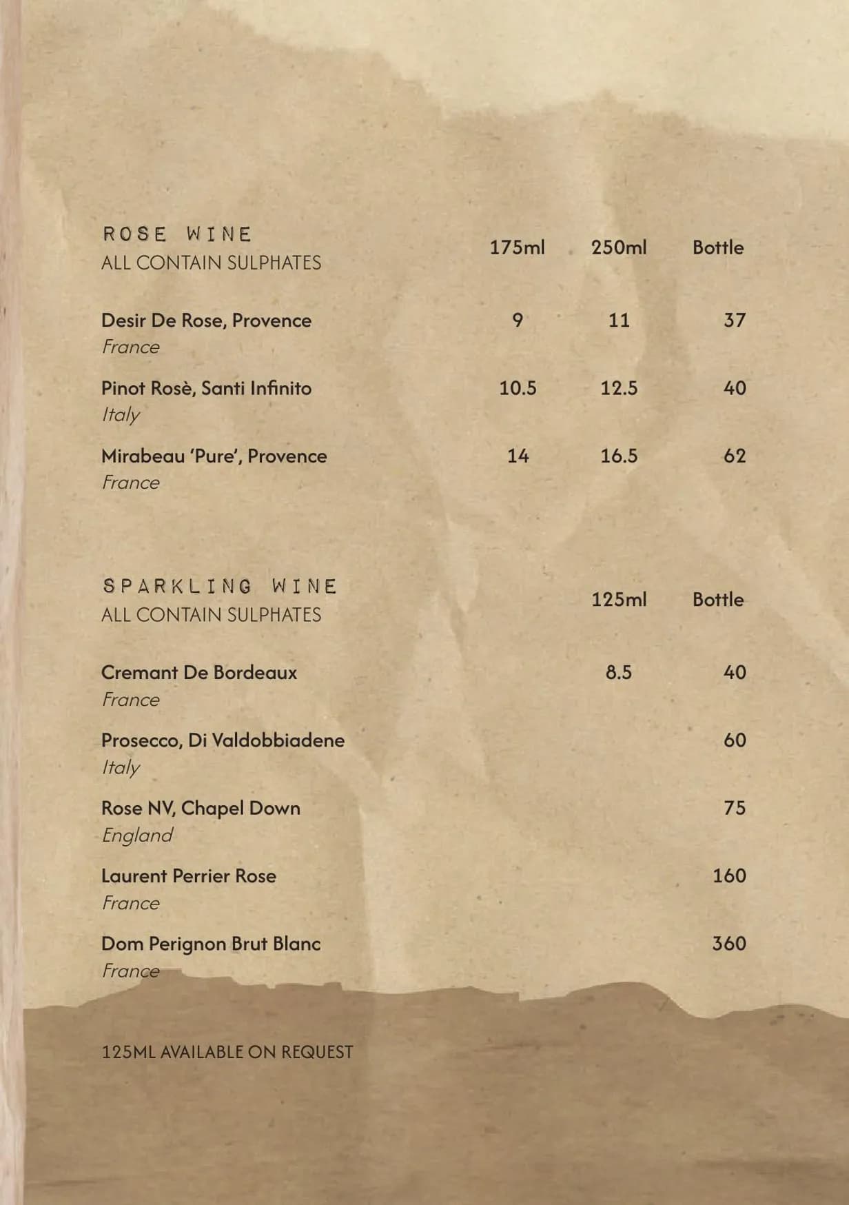Ocasa menu, page 21