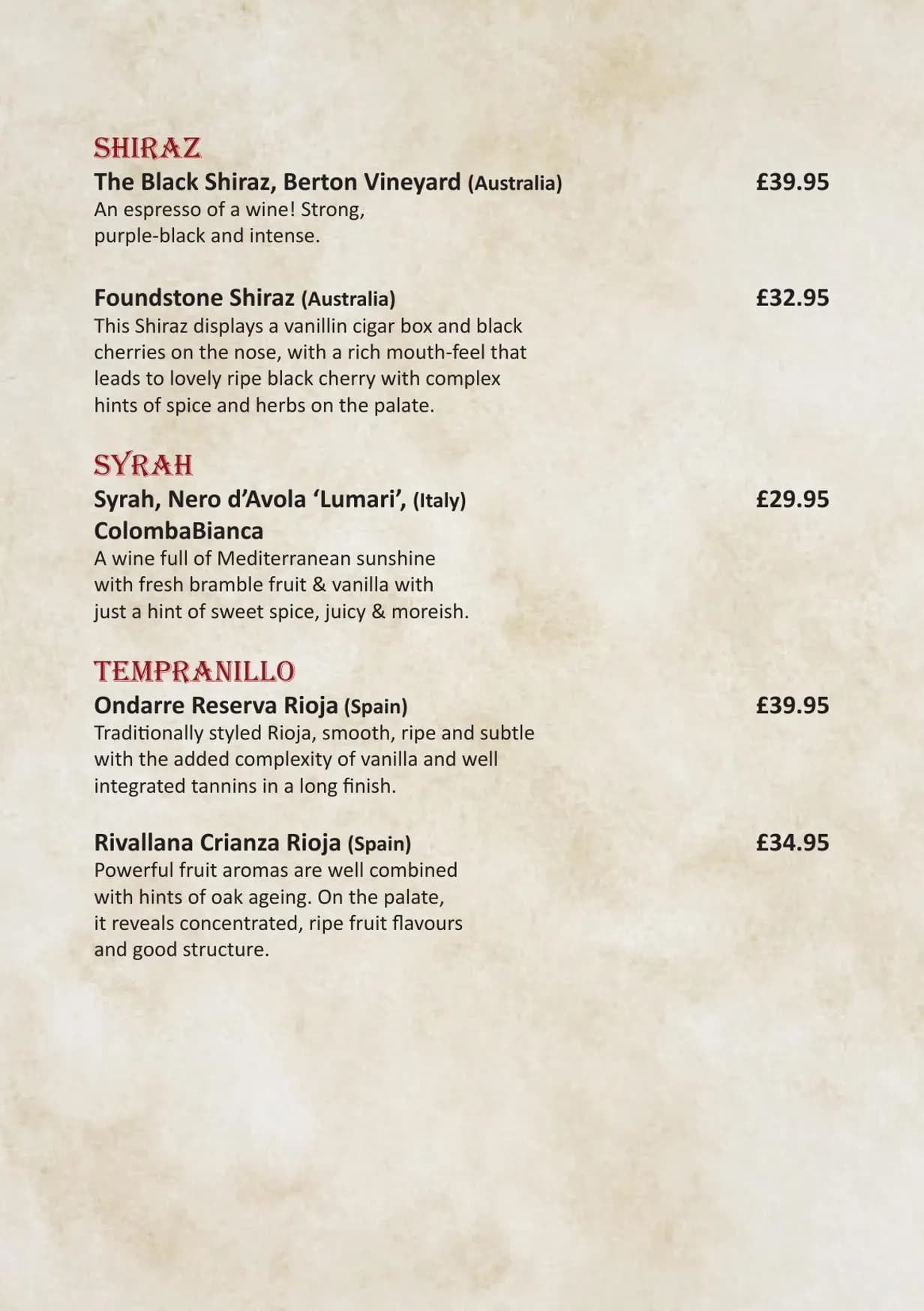 The India Monument menu, page 15