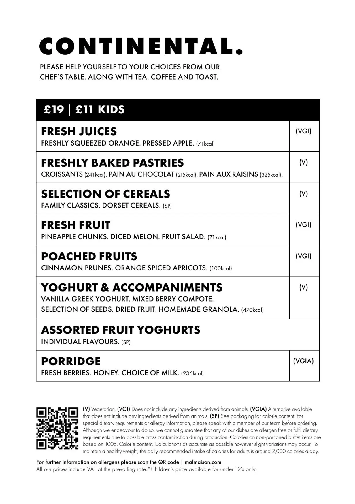 Bar & Grill Manchester Deansgate menu, page 7
