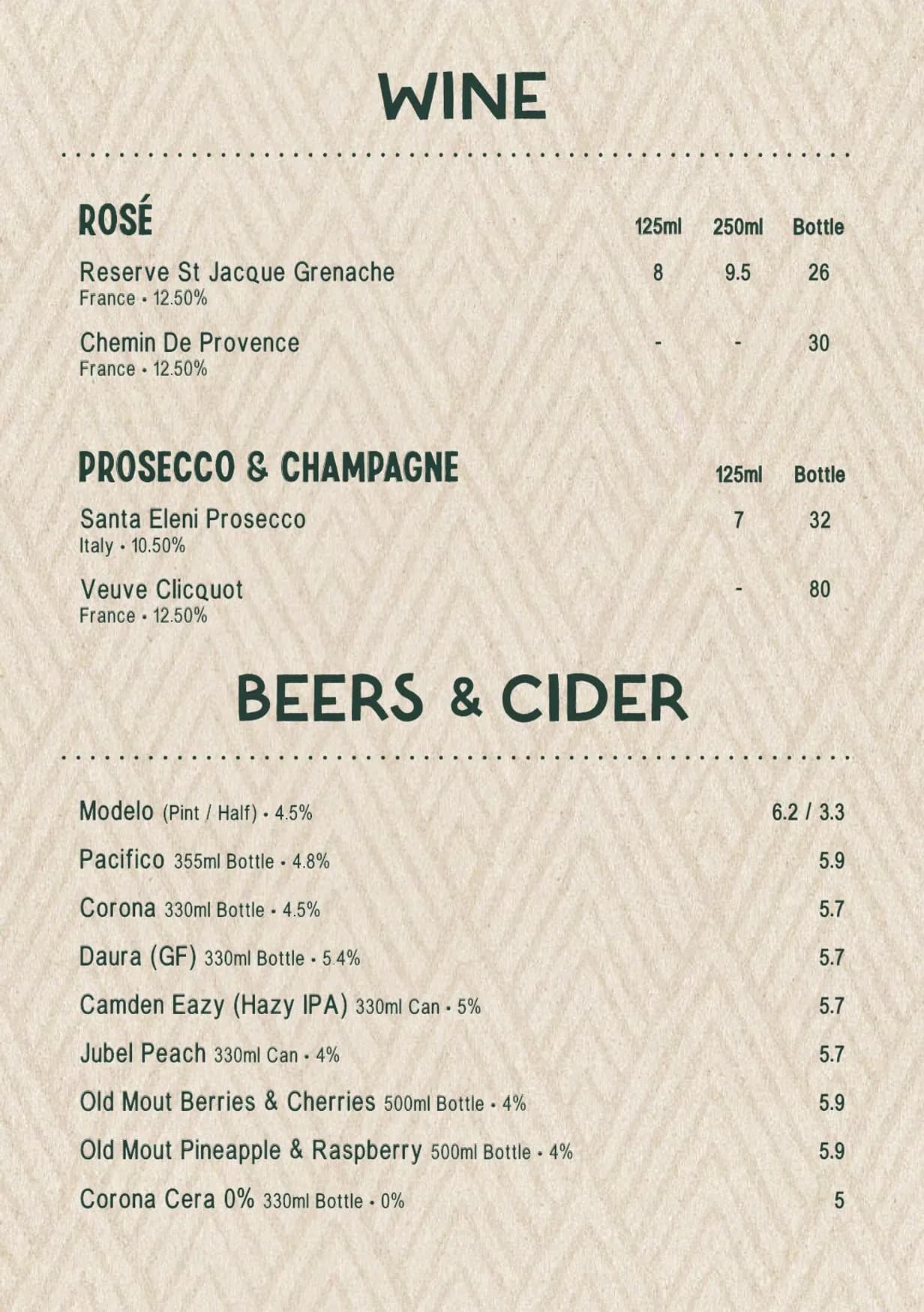 Moku menu, page 7