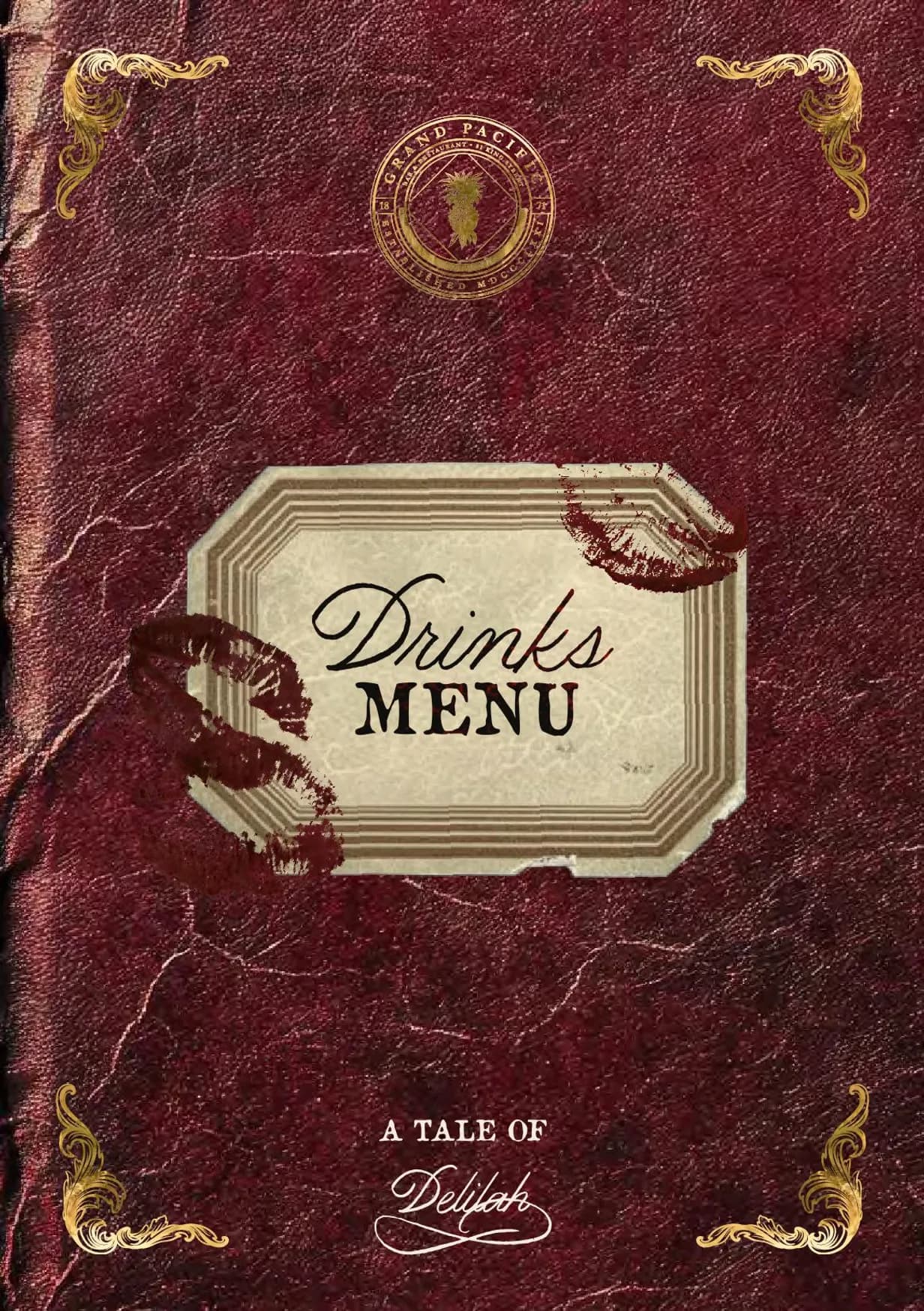 Grand Pacific menu, page 5