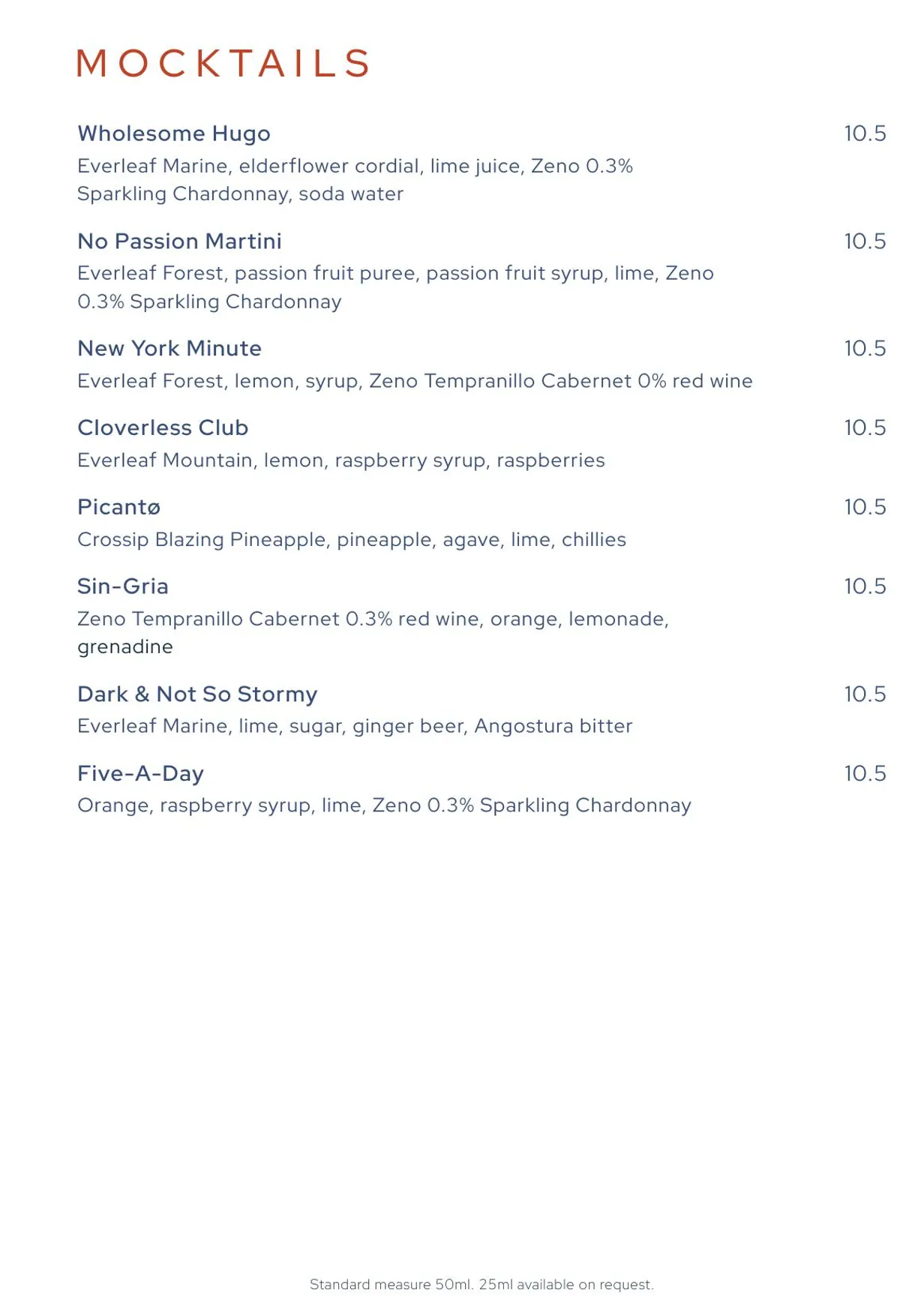 Kitty Hawk menu, page 15