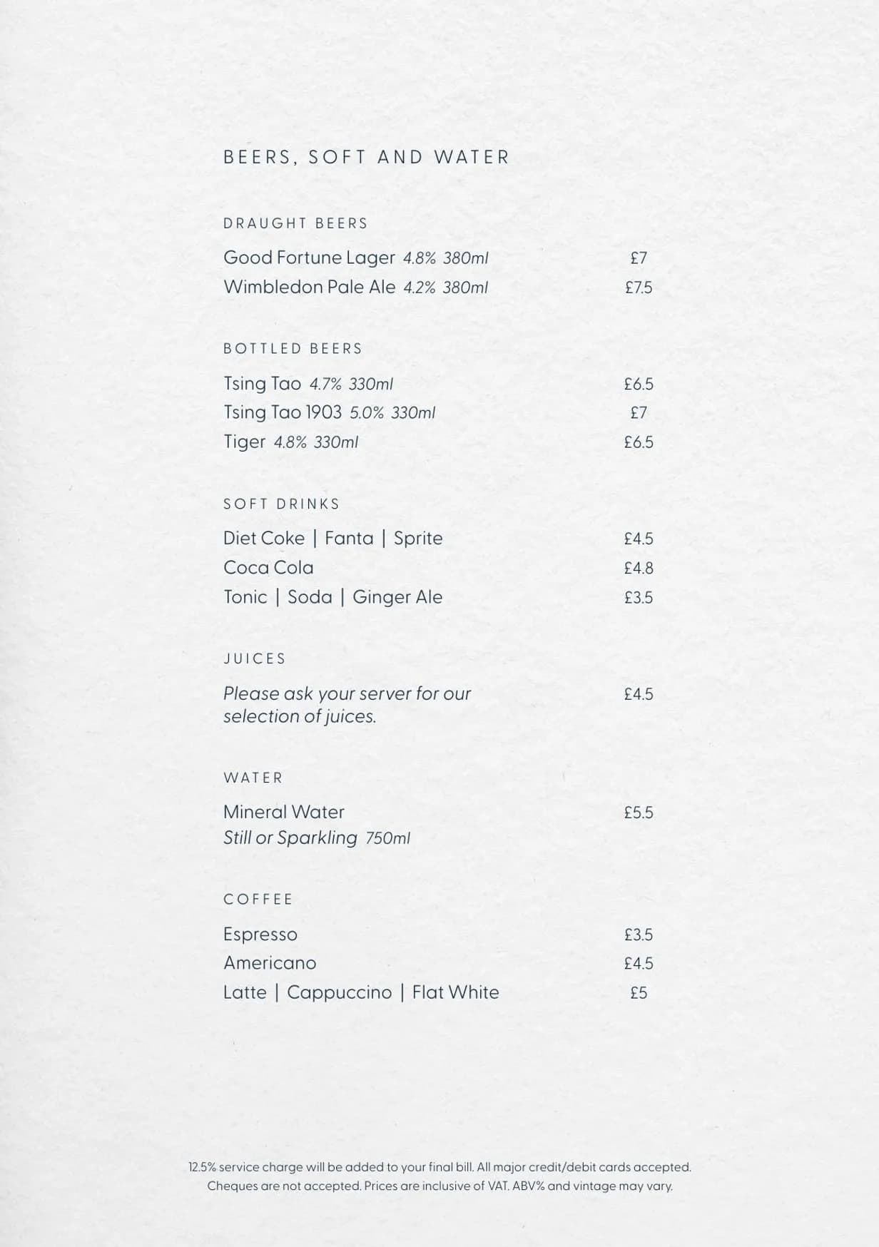 Banquet 88 menu, page 38