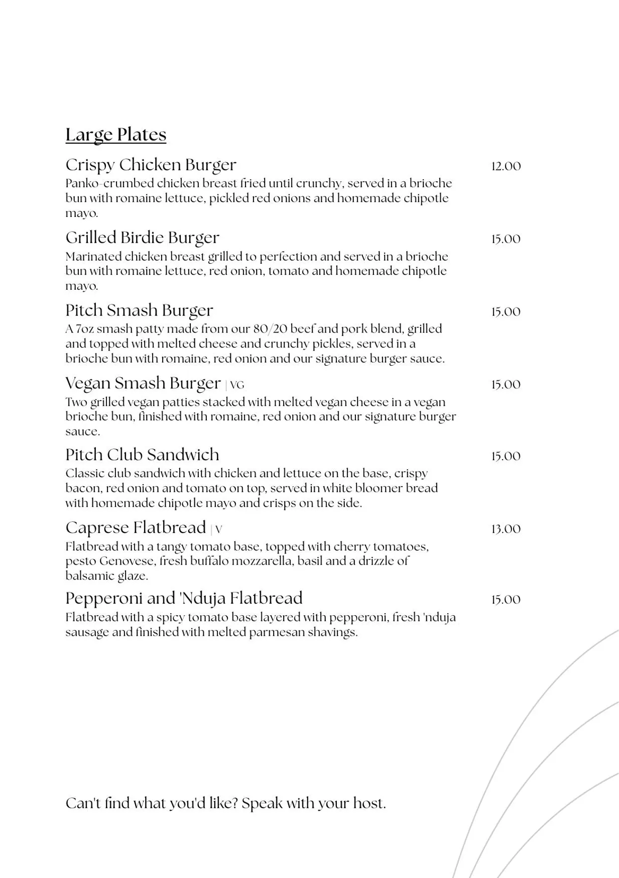 Pitch menu, page 4