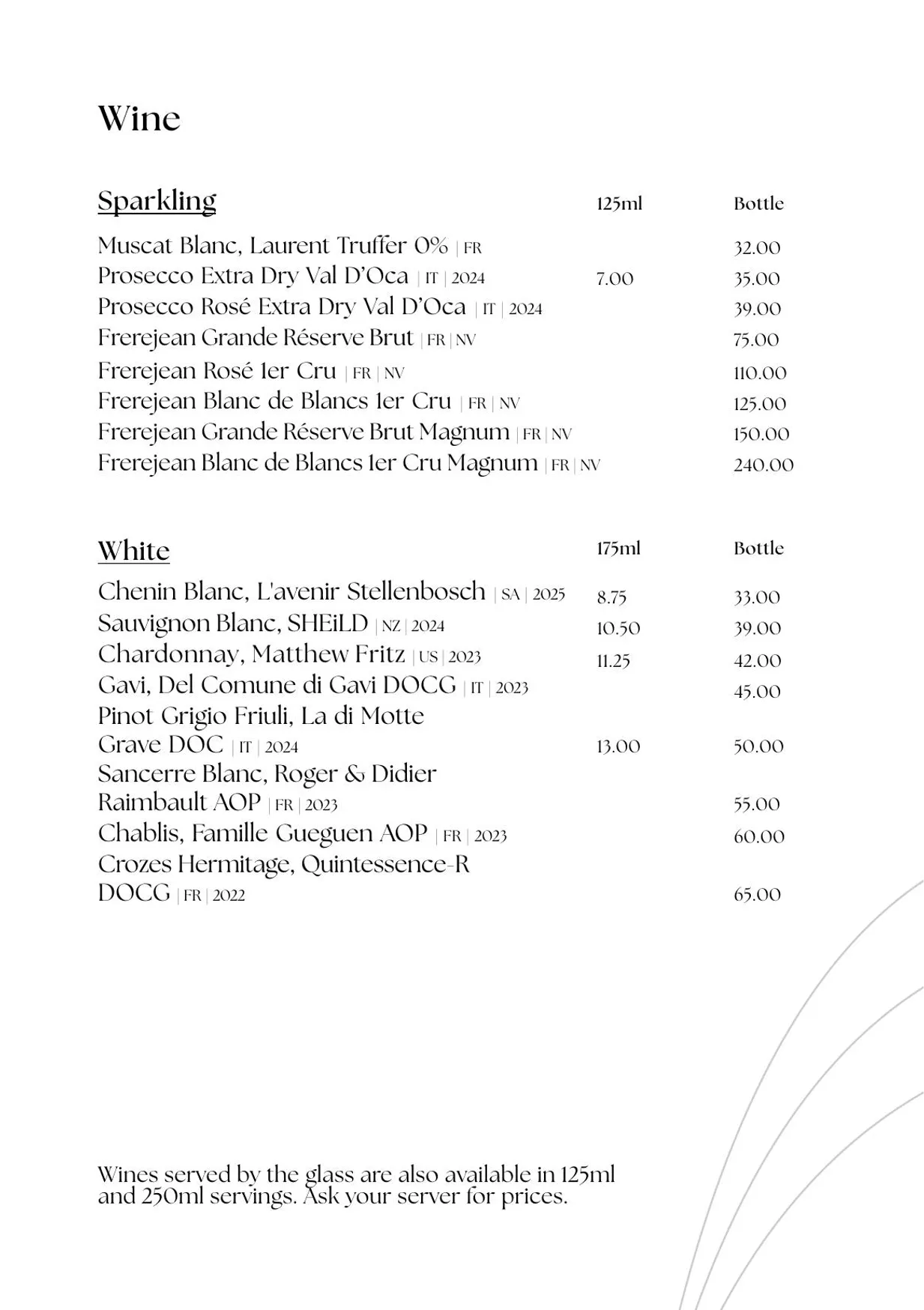 Pitch menu, page 10