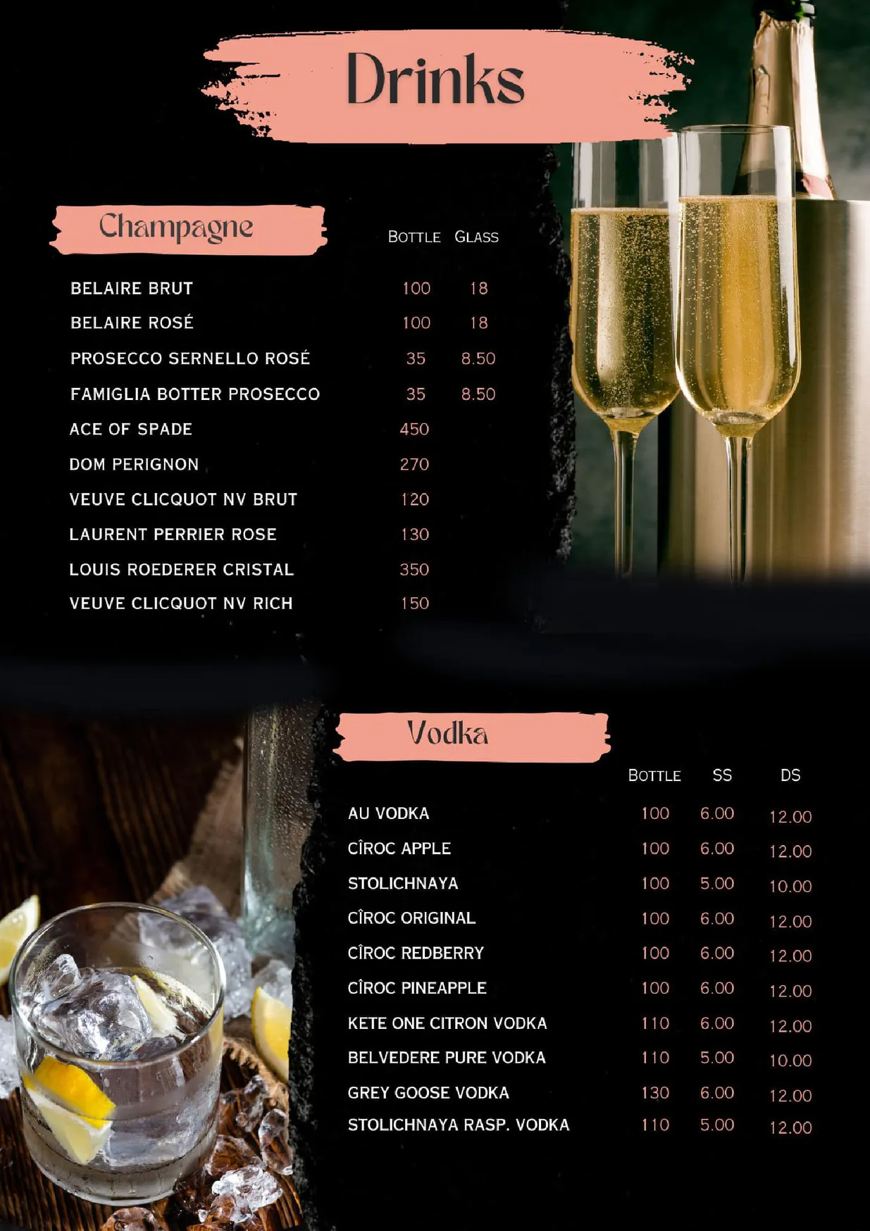 LIT Shisha Bar & Restaurant menu, page 4