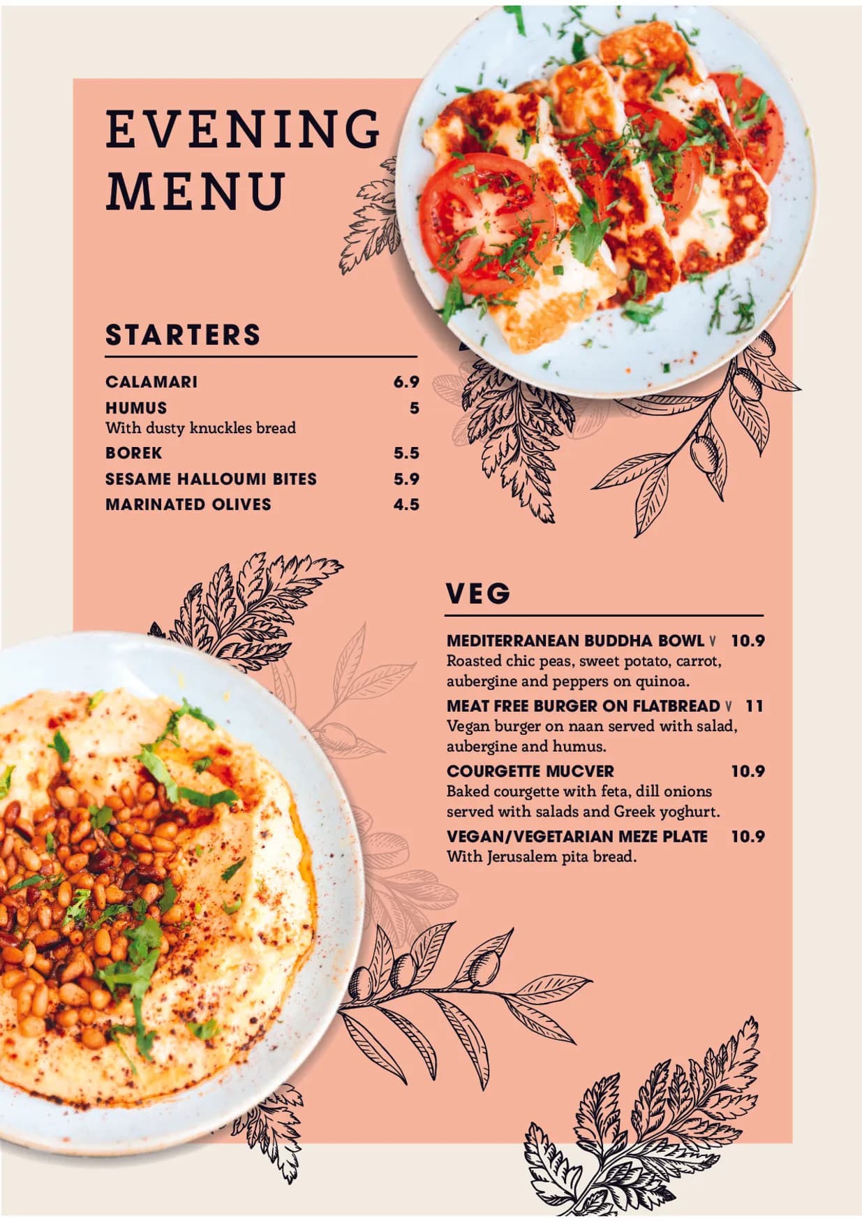 Music & Beans - Camden menu, page 2
