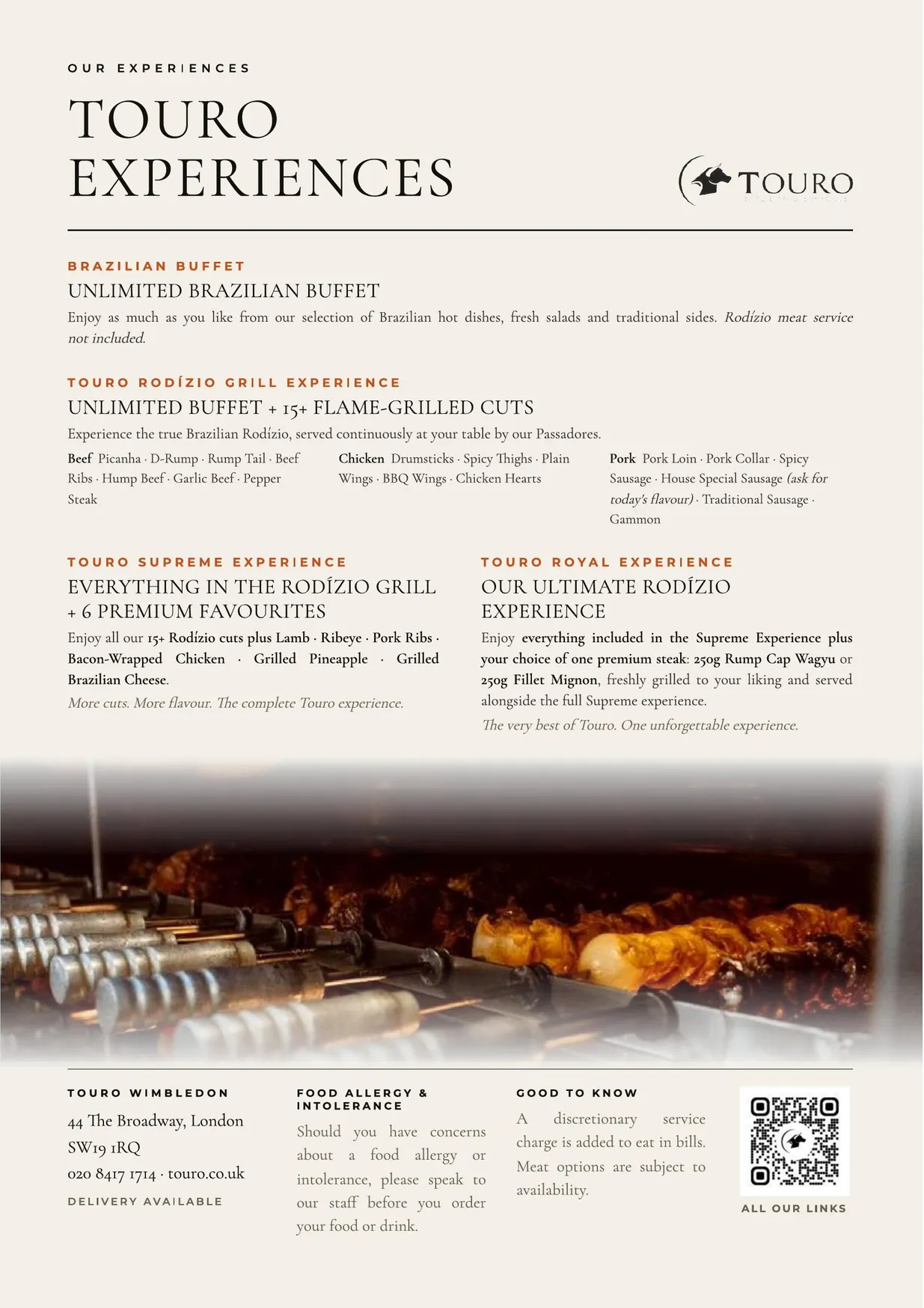 Touro Wimbledon menu, page 10