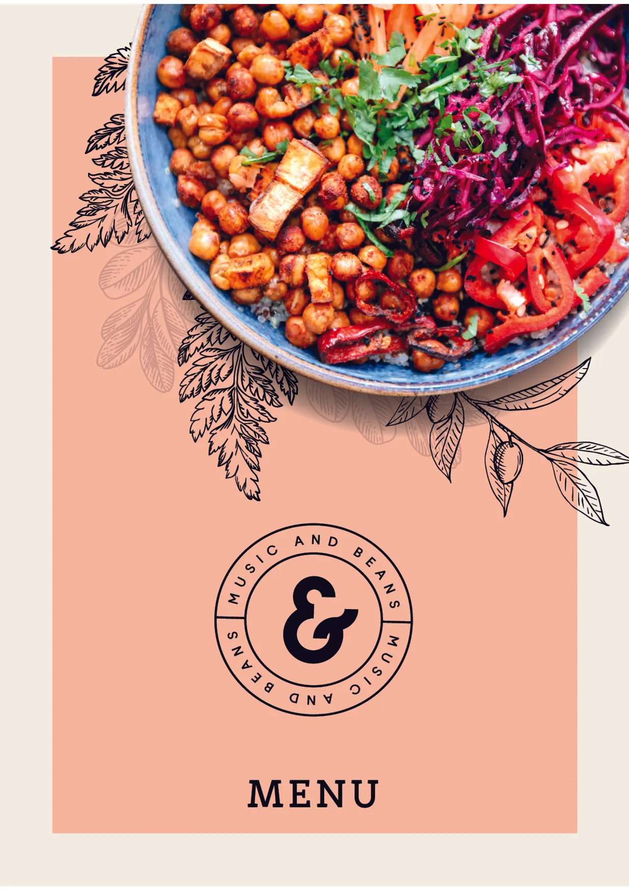 Music & Beans - Camden menu, page 1