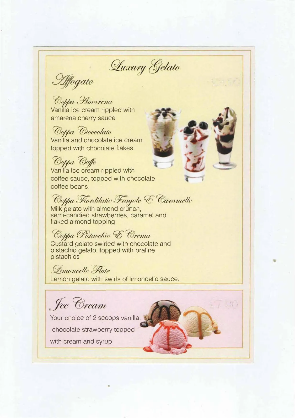 Little Italy menu, page 7