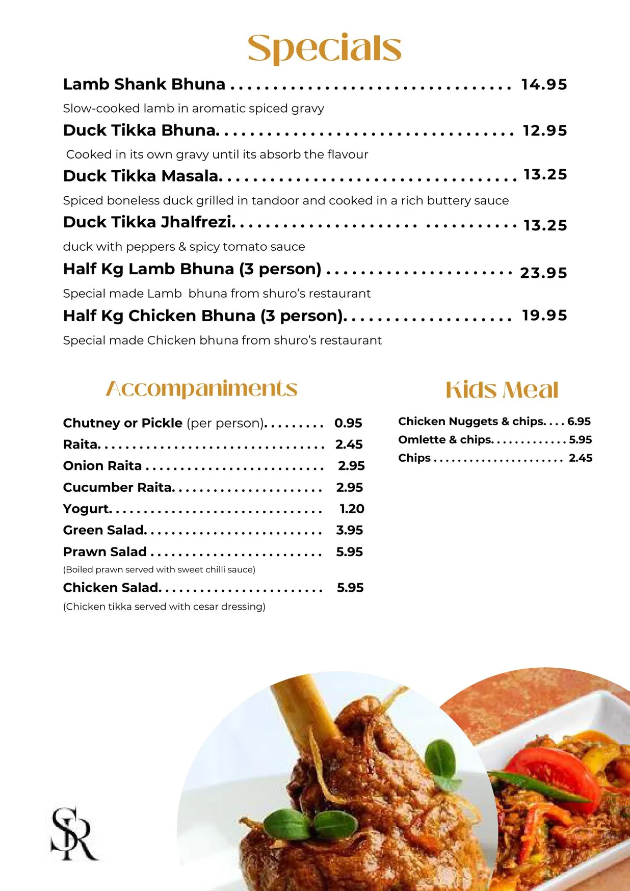 Shurzo's Restaurant menu, page 8