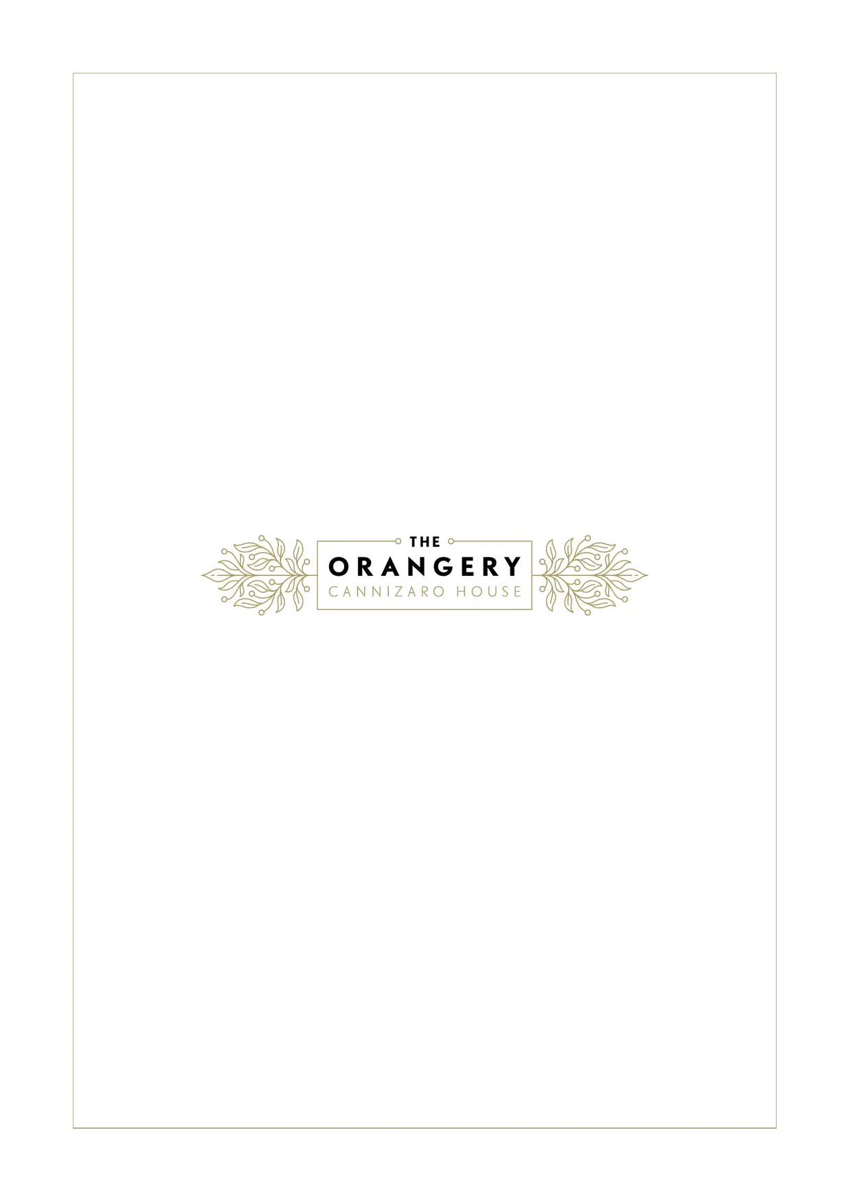 The Orangery at Cannizaro House menu, page 7