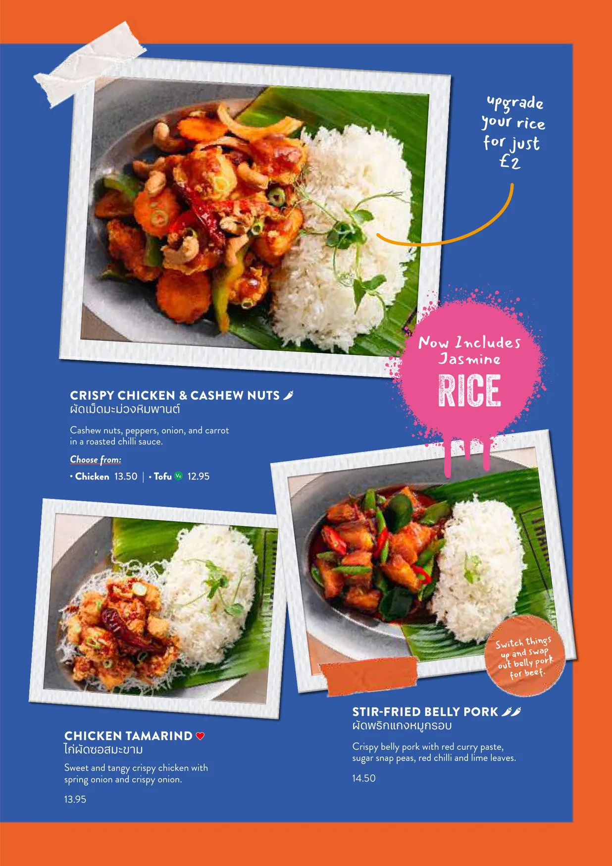 Thaikhun menu, page 14
