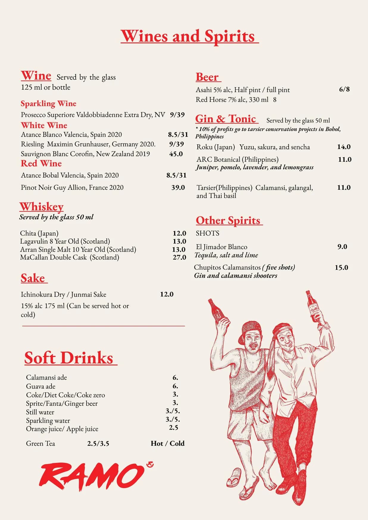 Ramo menu, page 2