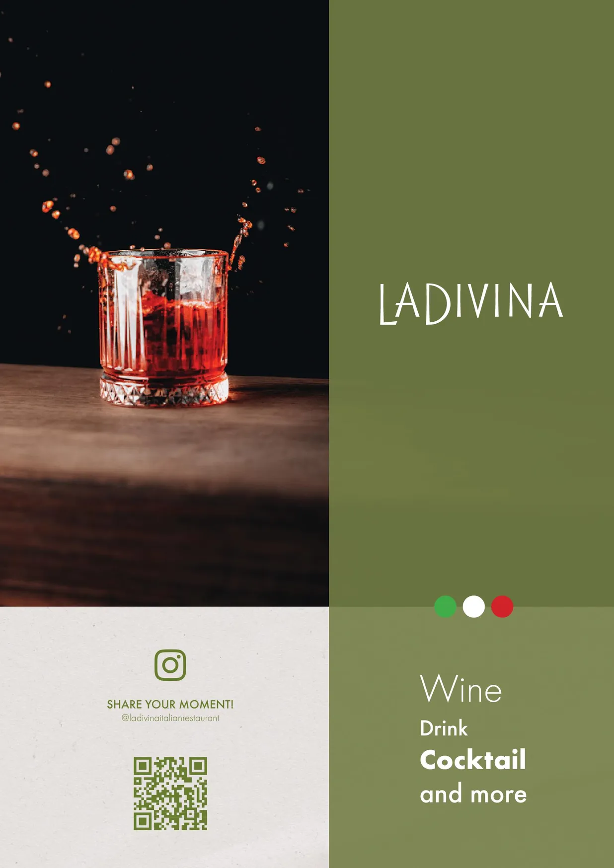 La Divina menu, page 11