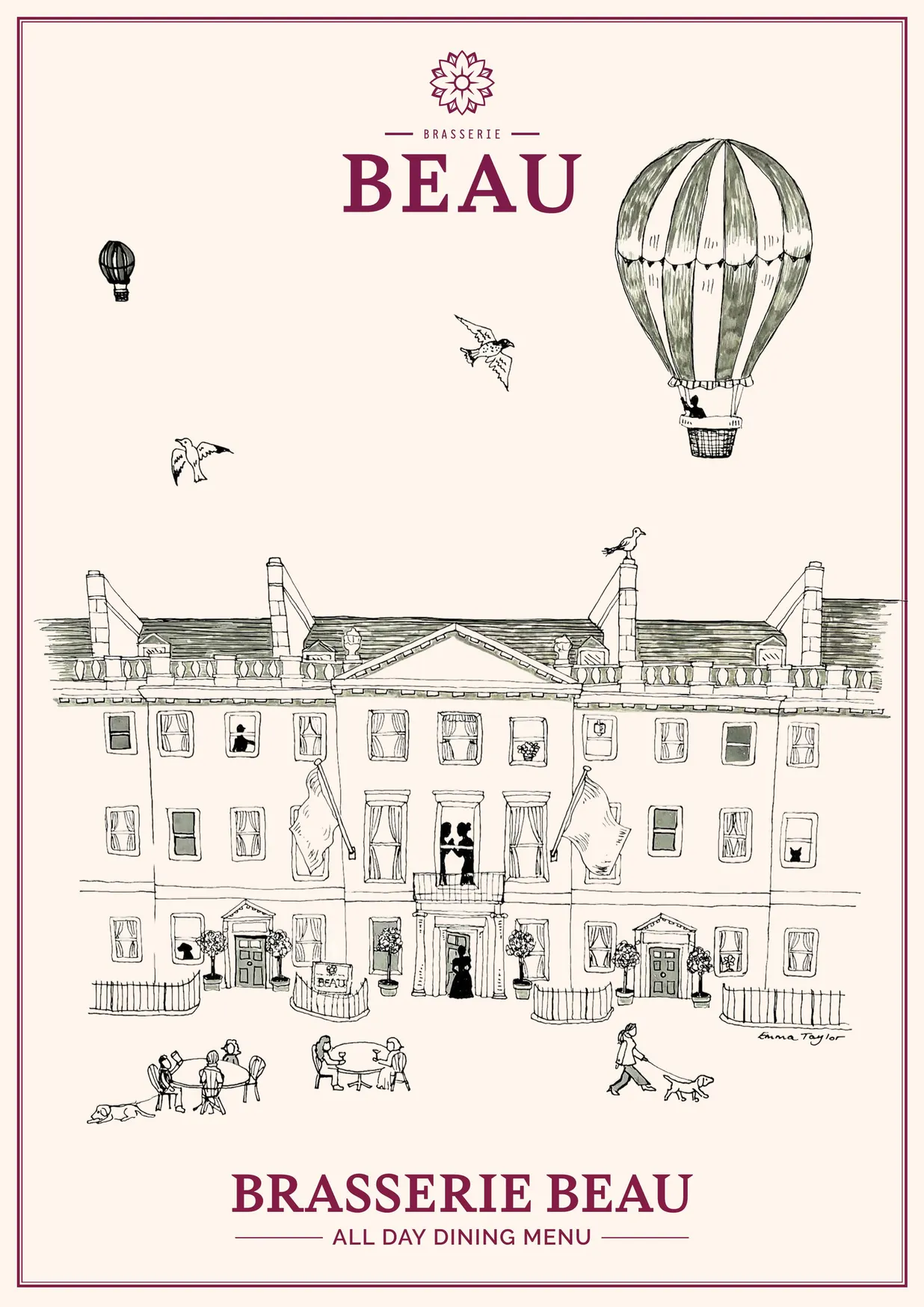 Beau Brasserie menu, page 2