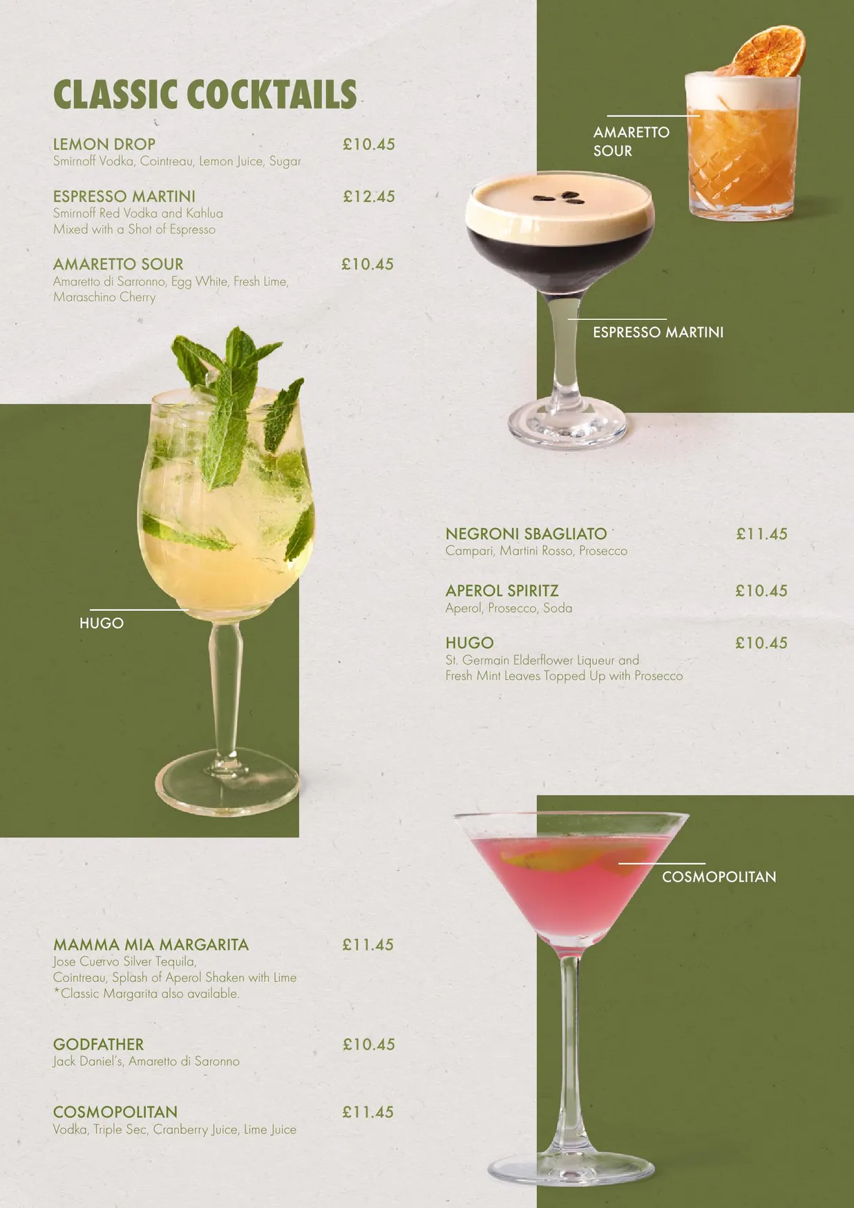 La Divina menu, page 12