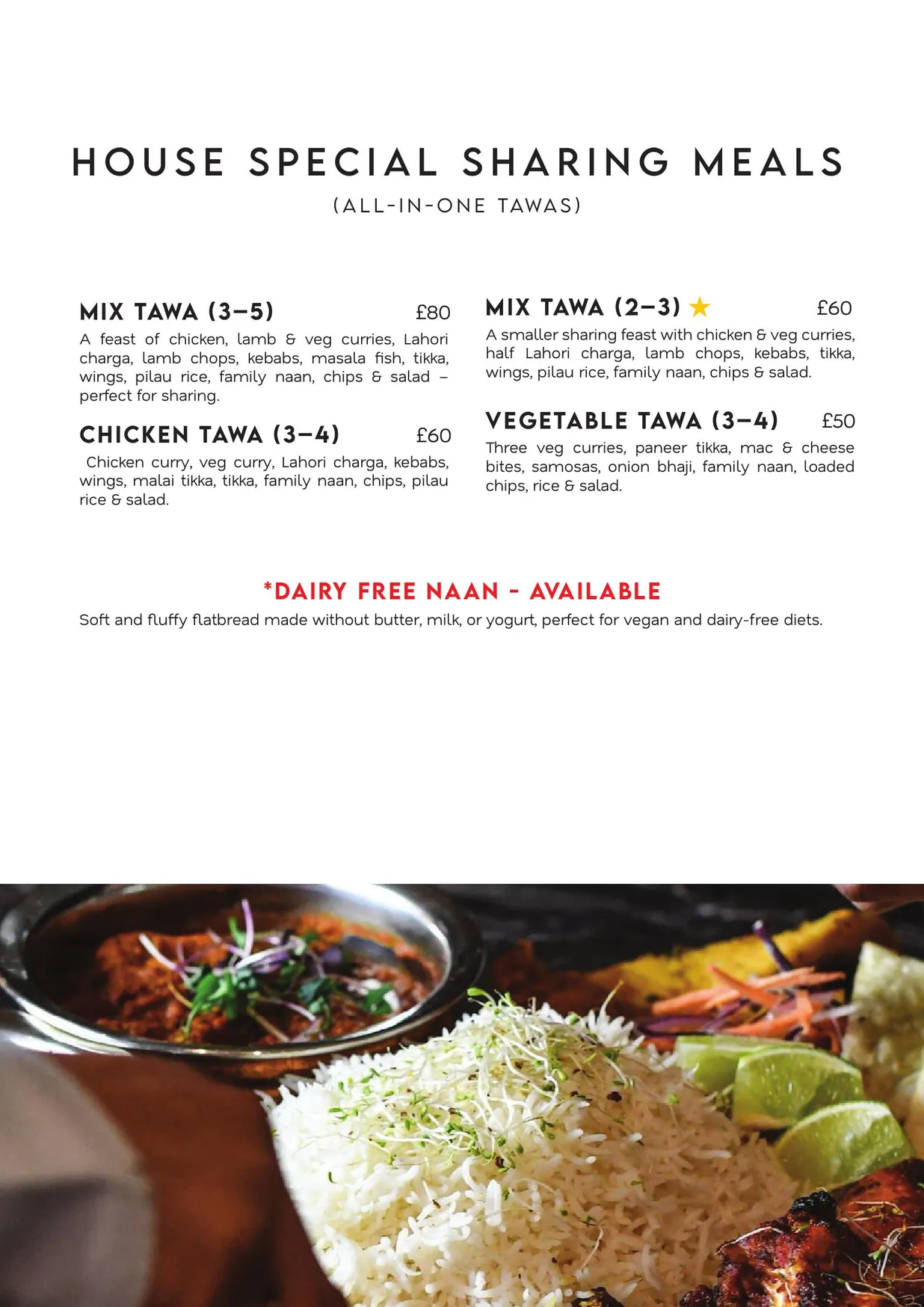 Haveli The Yard menu, page 5