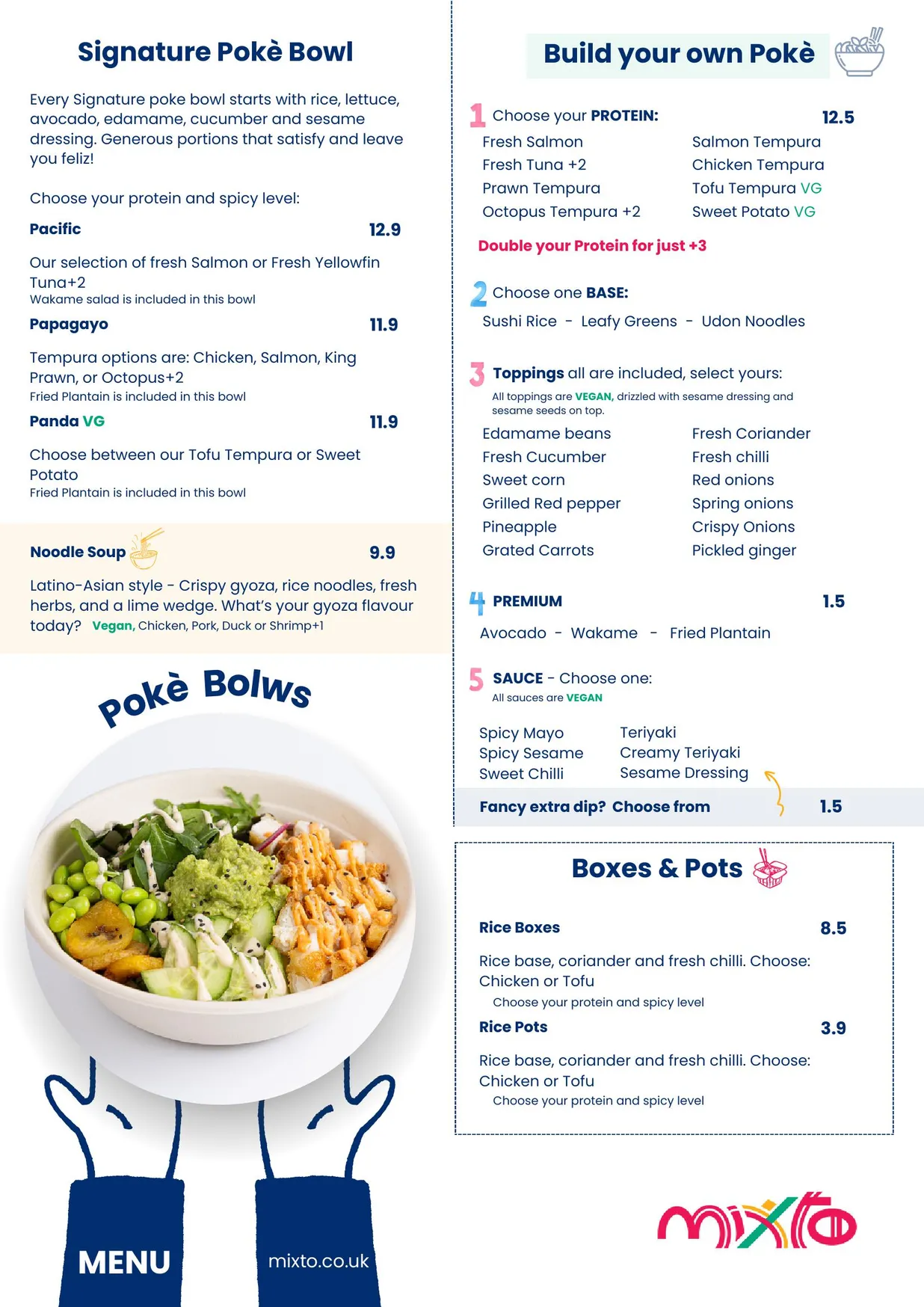 Mixto! menu, page 5