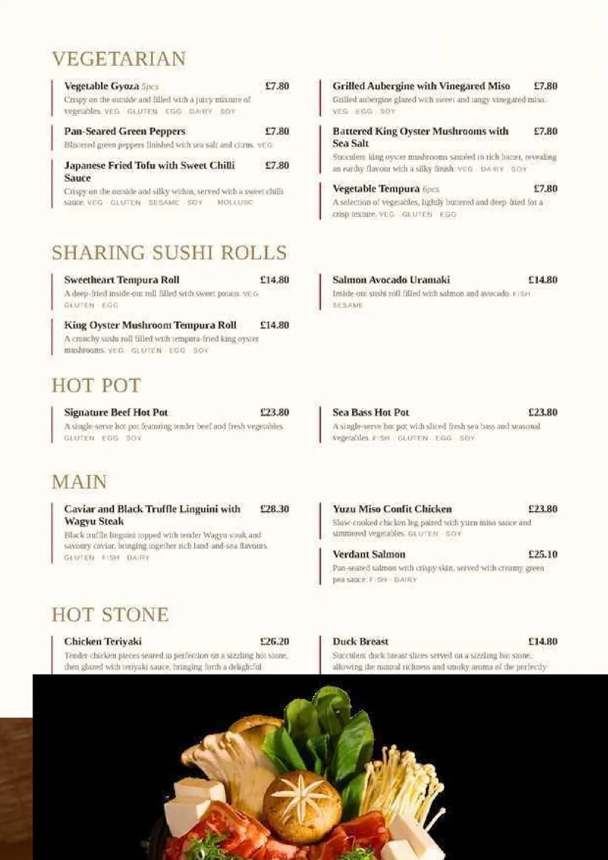 Akatuki menu, page 3