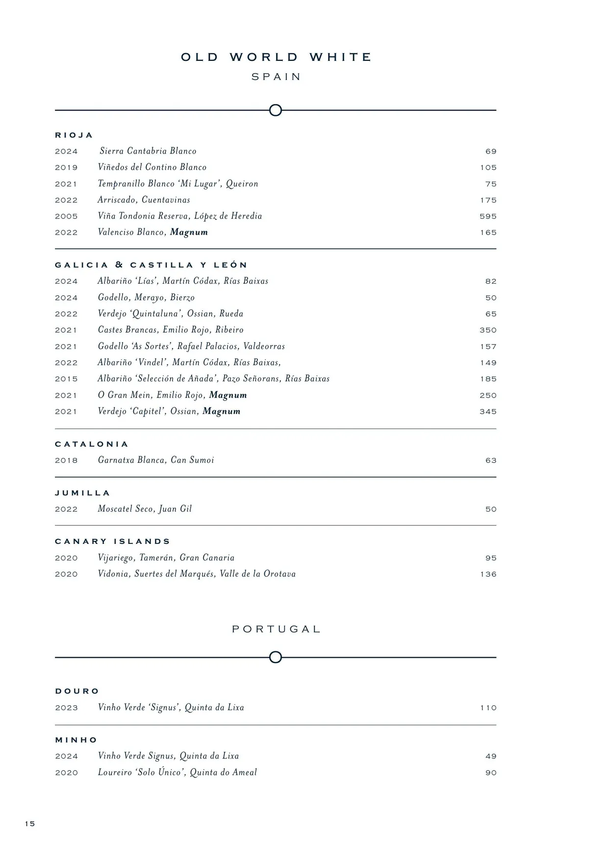 Orrery by Pierre Minotti menu, page 26