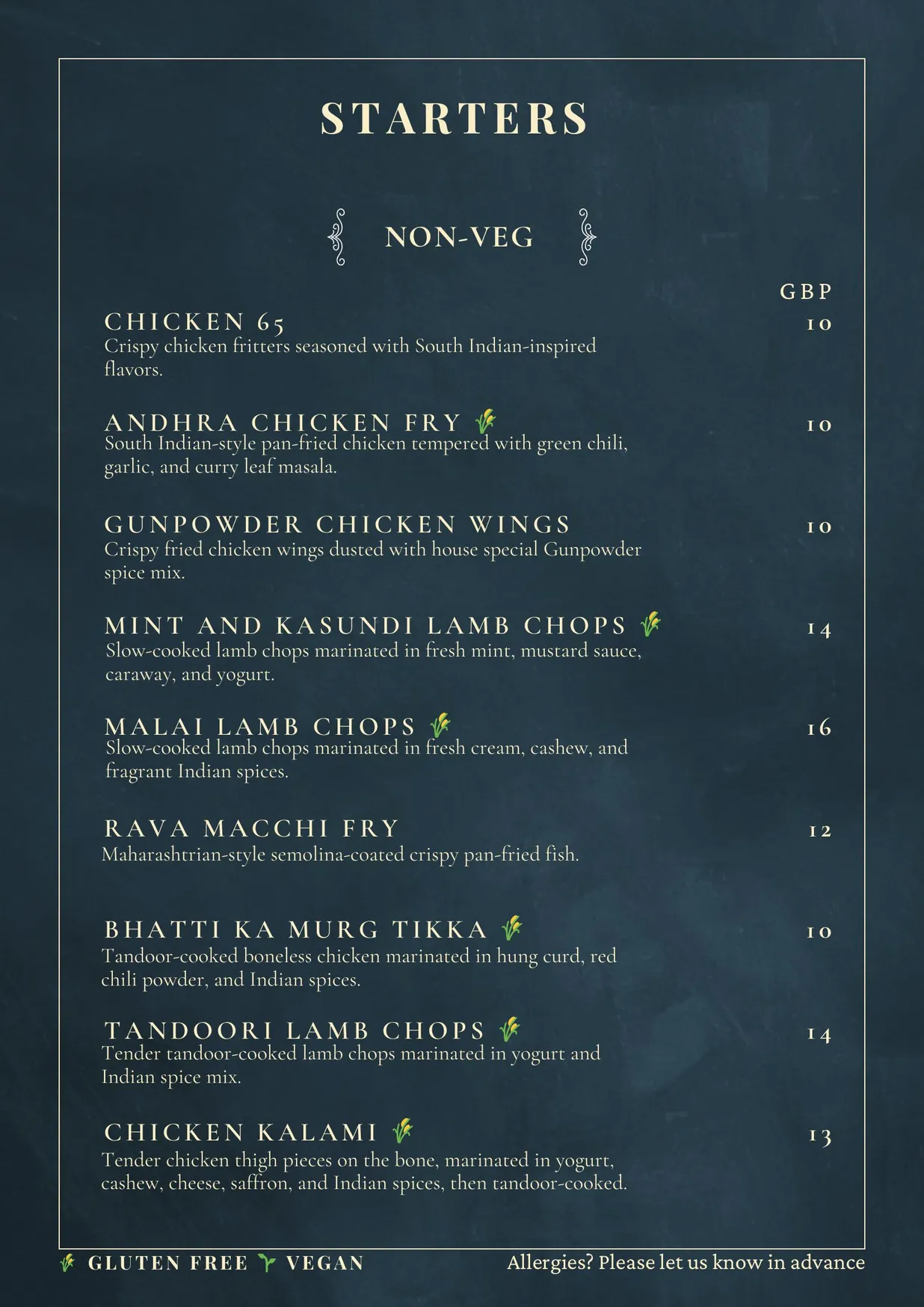 Mezwaani menu, page 5