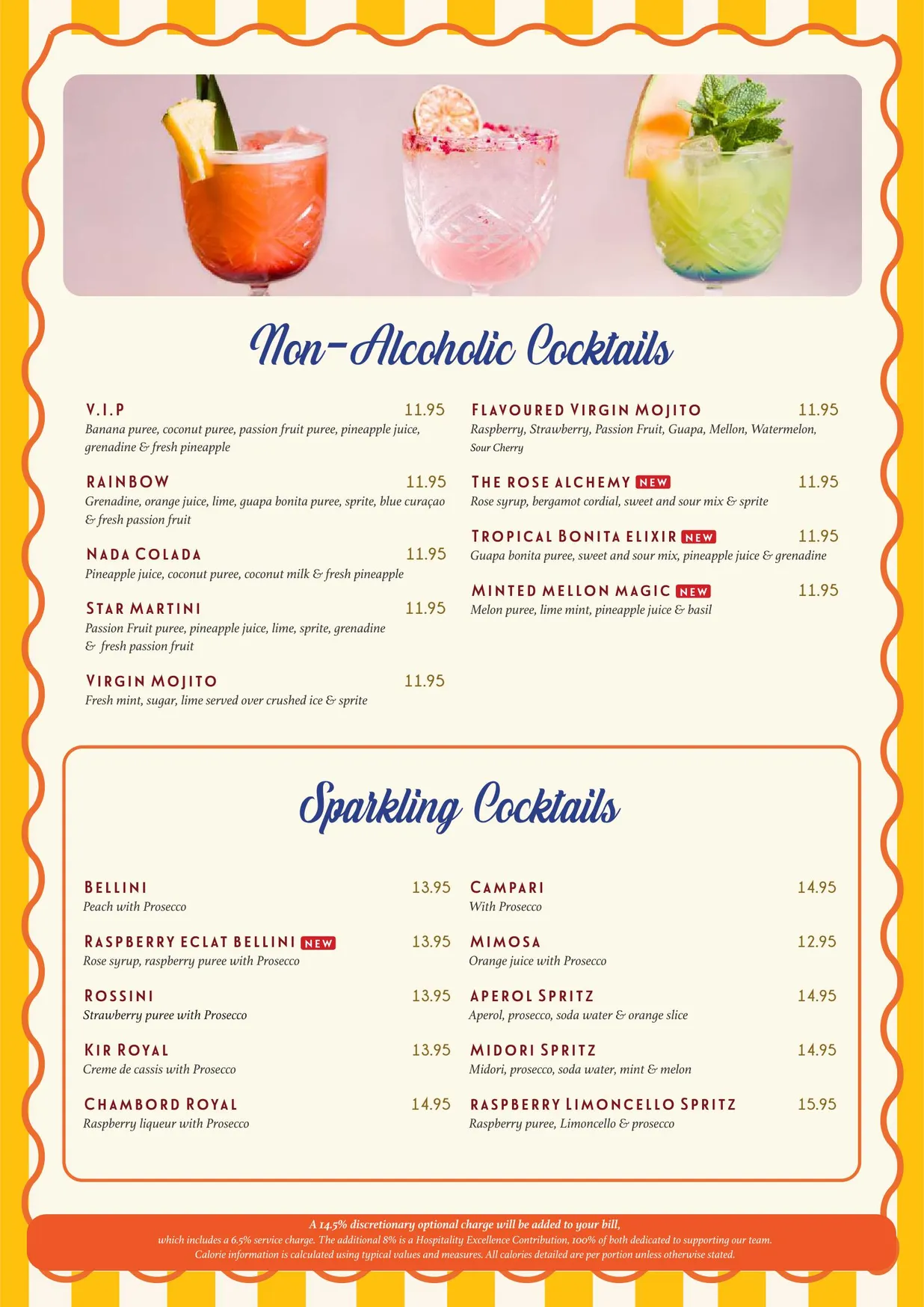Caffè Concerto menu, page 36