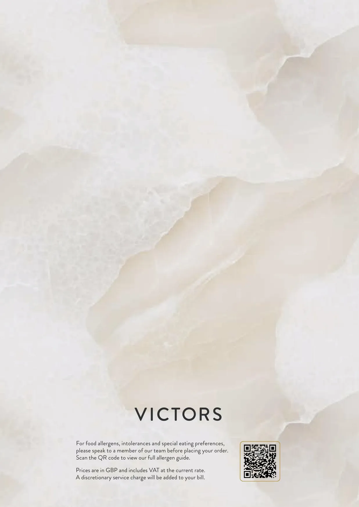 Victors Alderley Edge menu, page 5