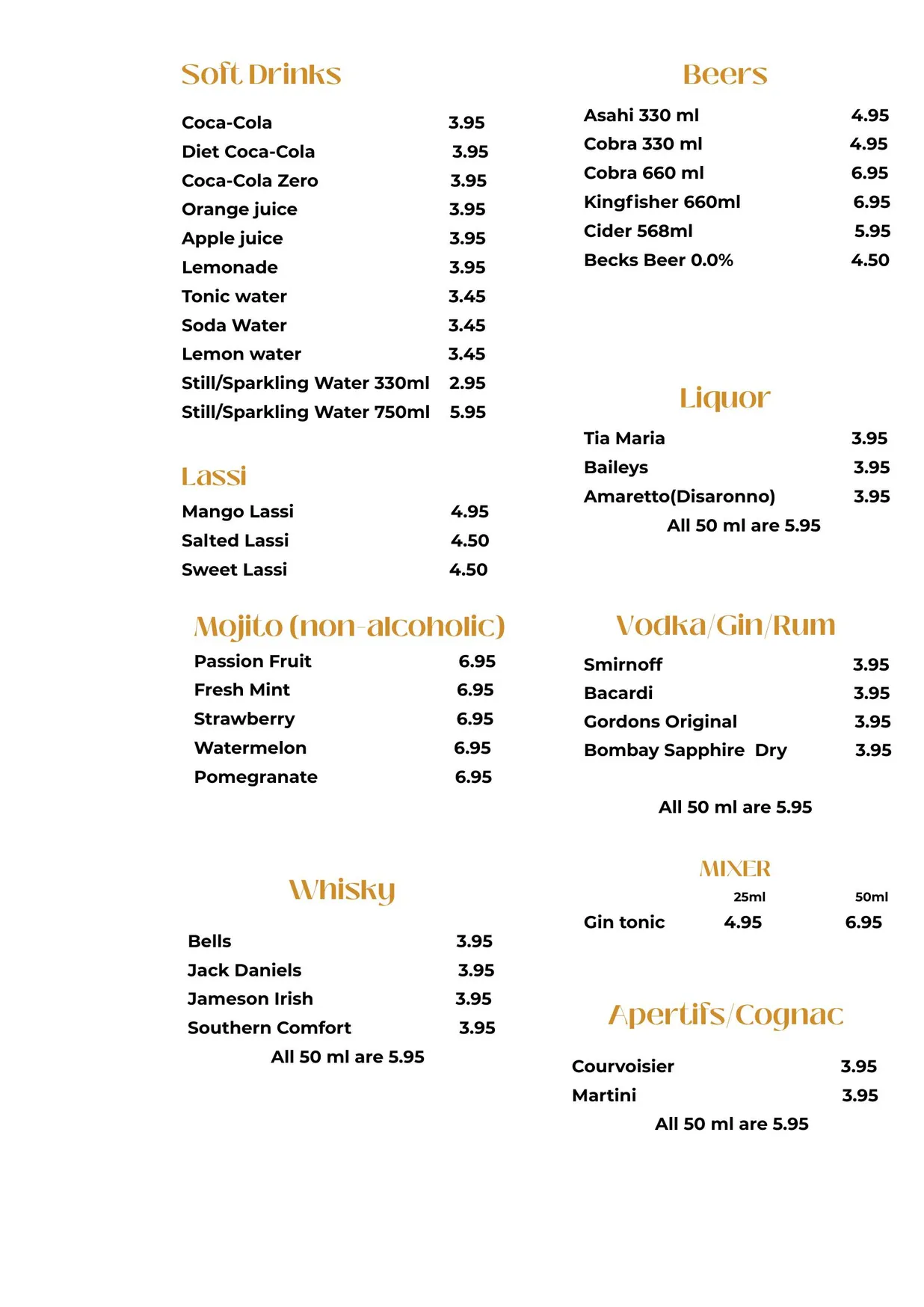 Shurzo's Restaurant menu, page 10