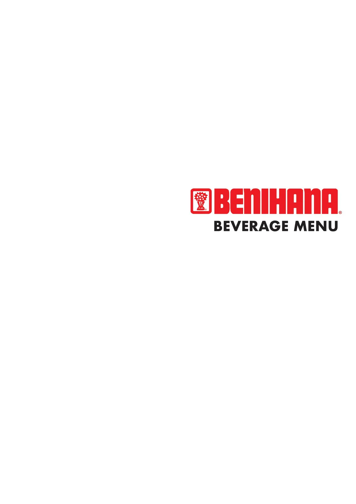 Benihana Chelsea menu, page 3