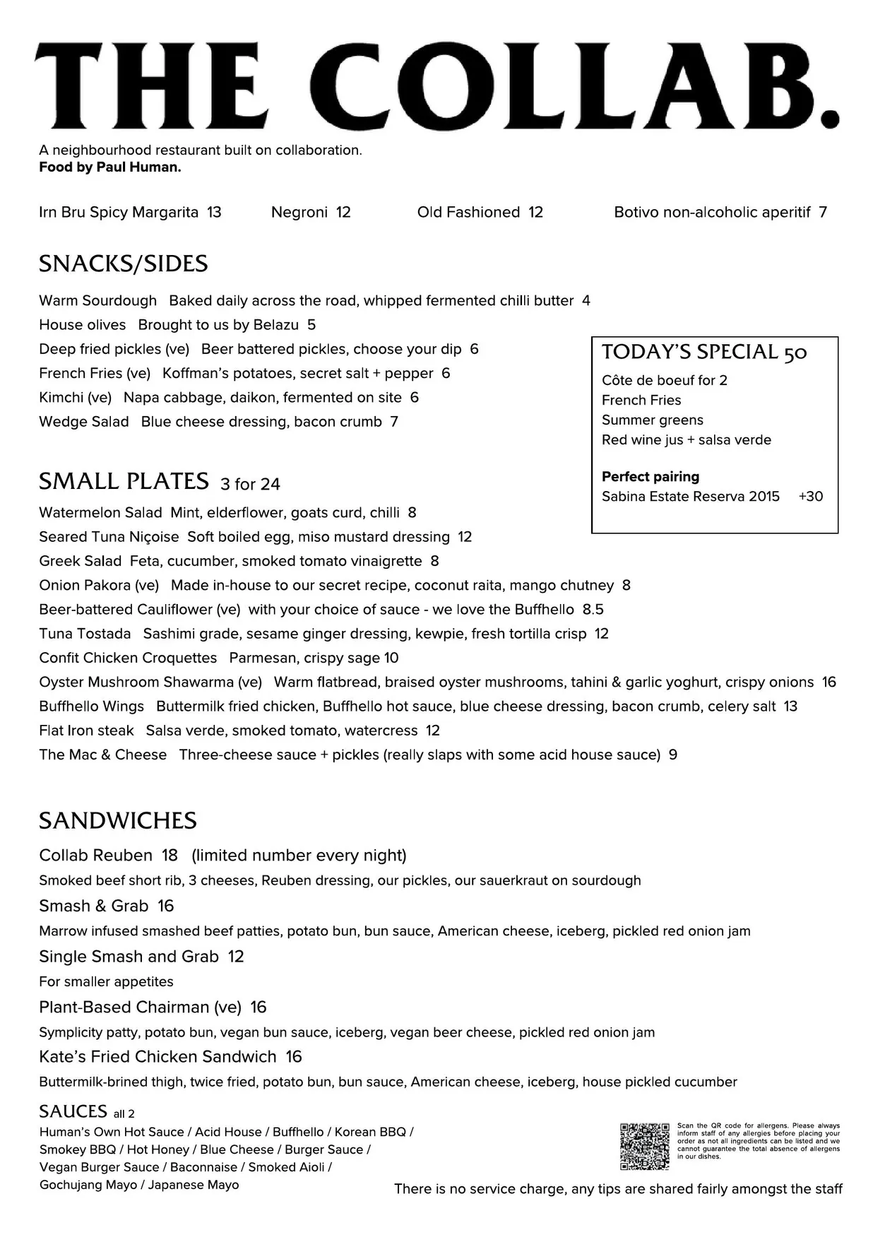 The Collab. menu, page 2