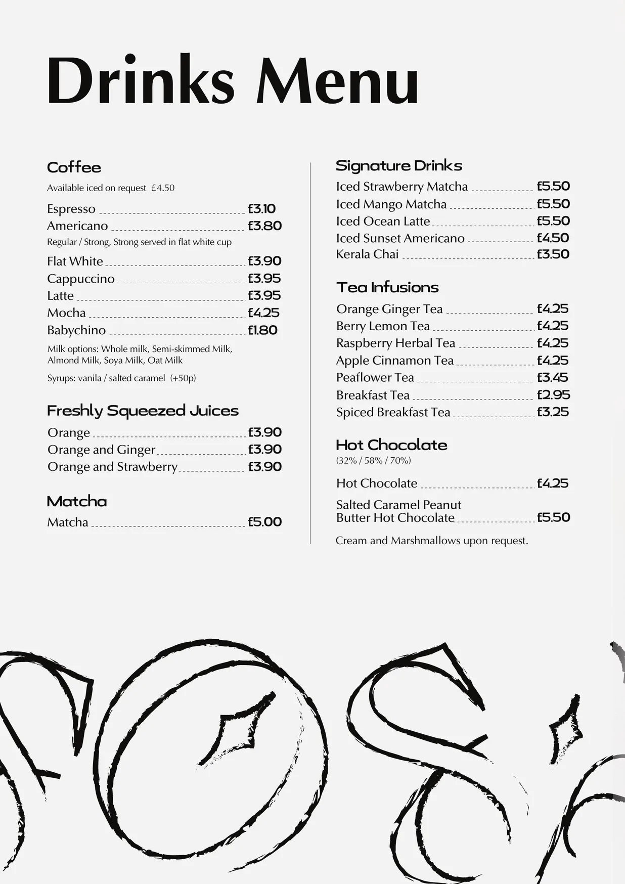 Fourdish menu, page 6