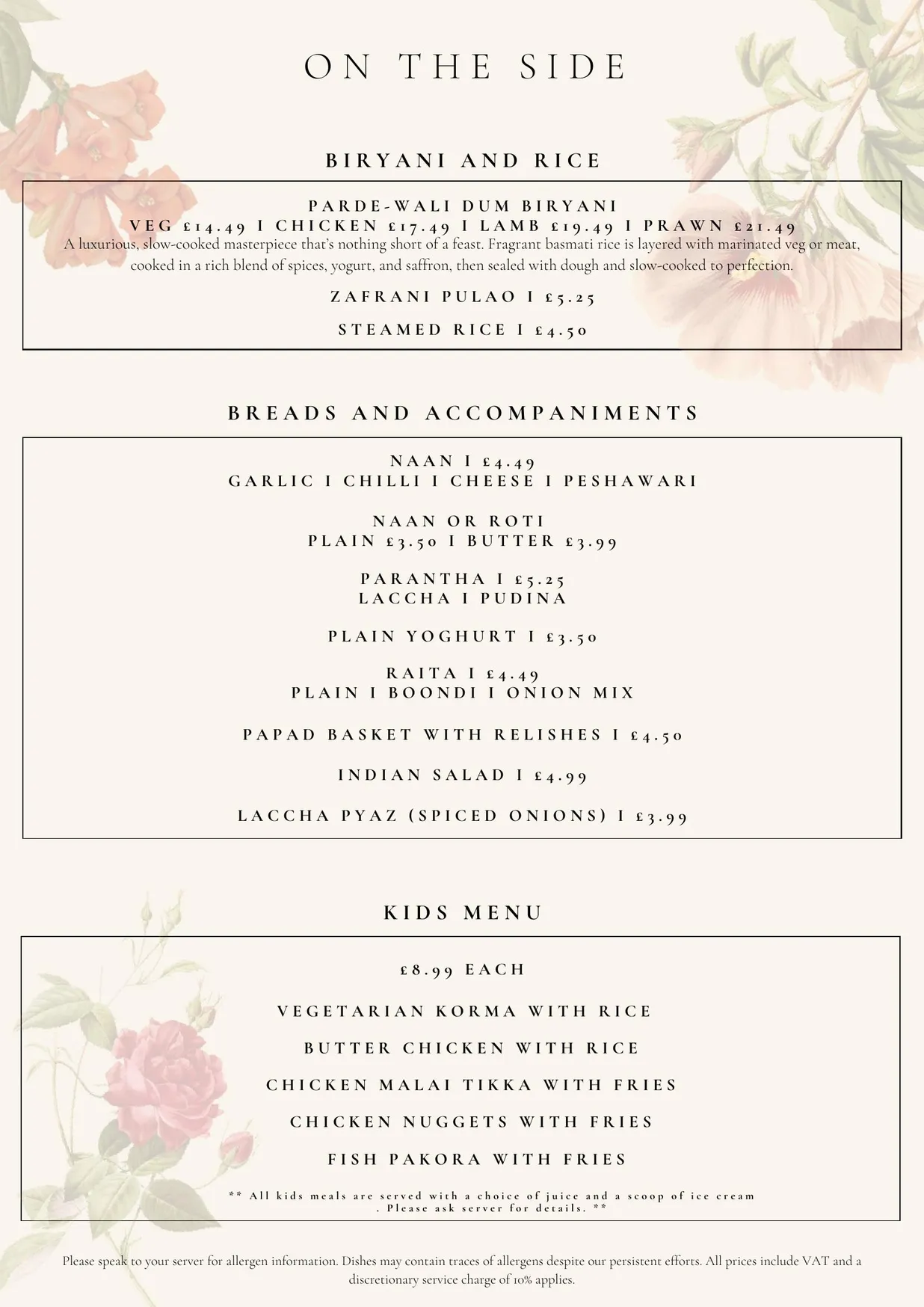 Chor Bazaarr Restaurant & Bar menu, page 15