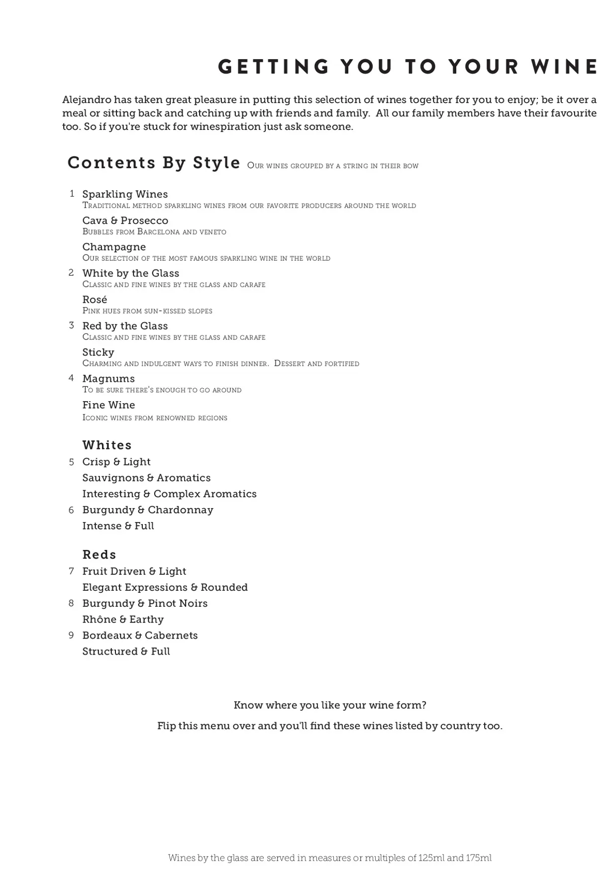The Jones Family Project menu, page 2