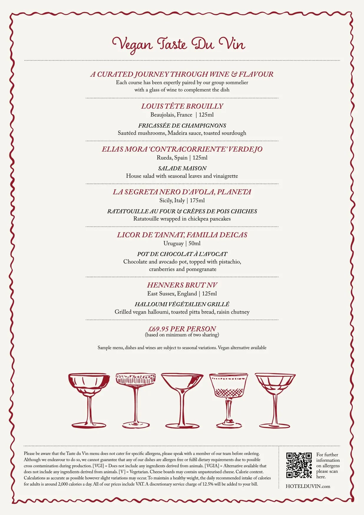 Bistro Du Vin menu, page 12
