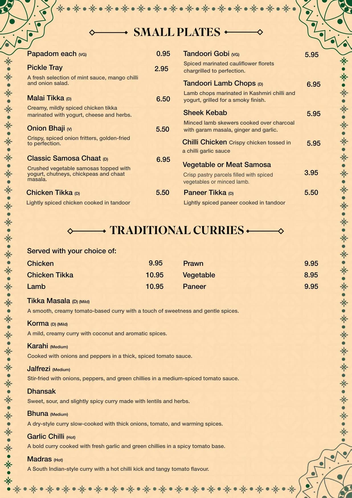 Naan & Co Hotwells menu, page 2