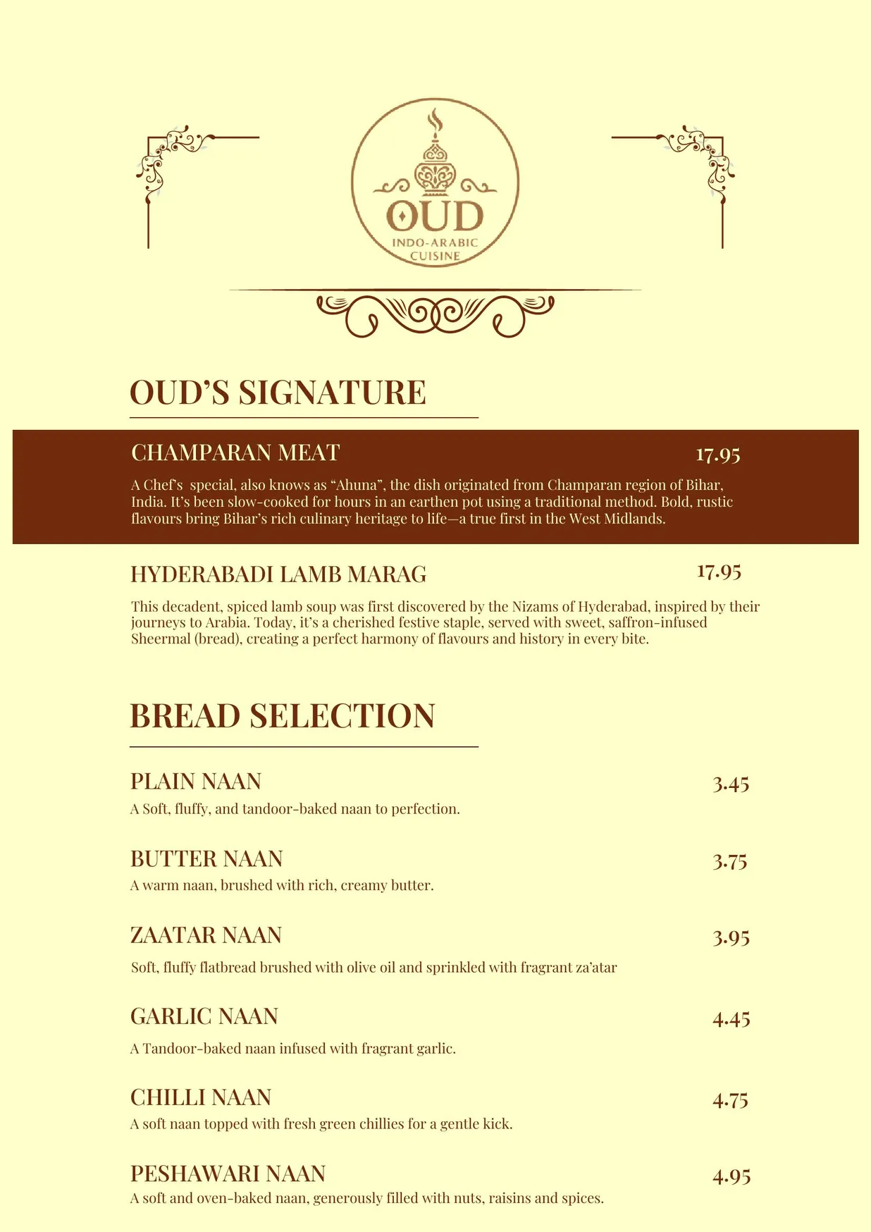 Oud menu, page 6