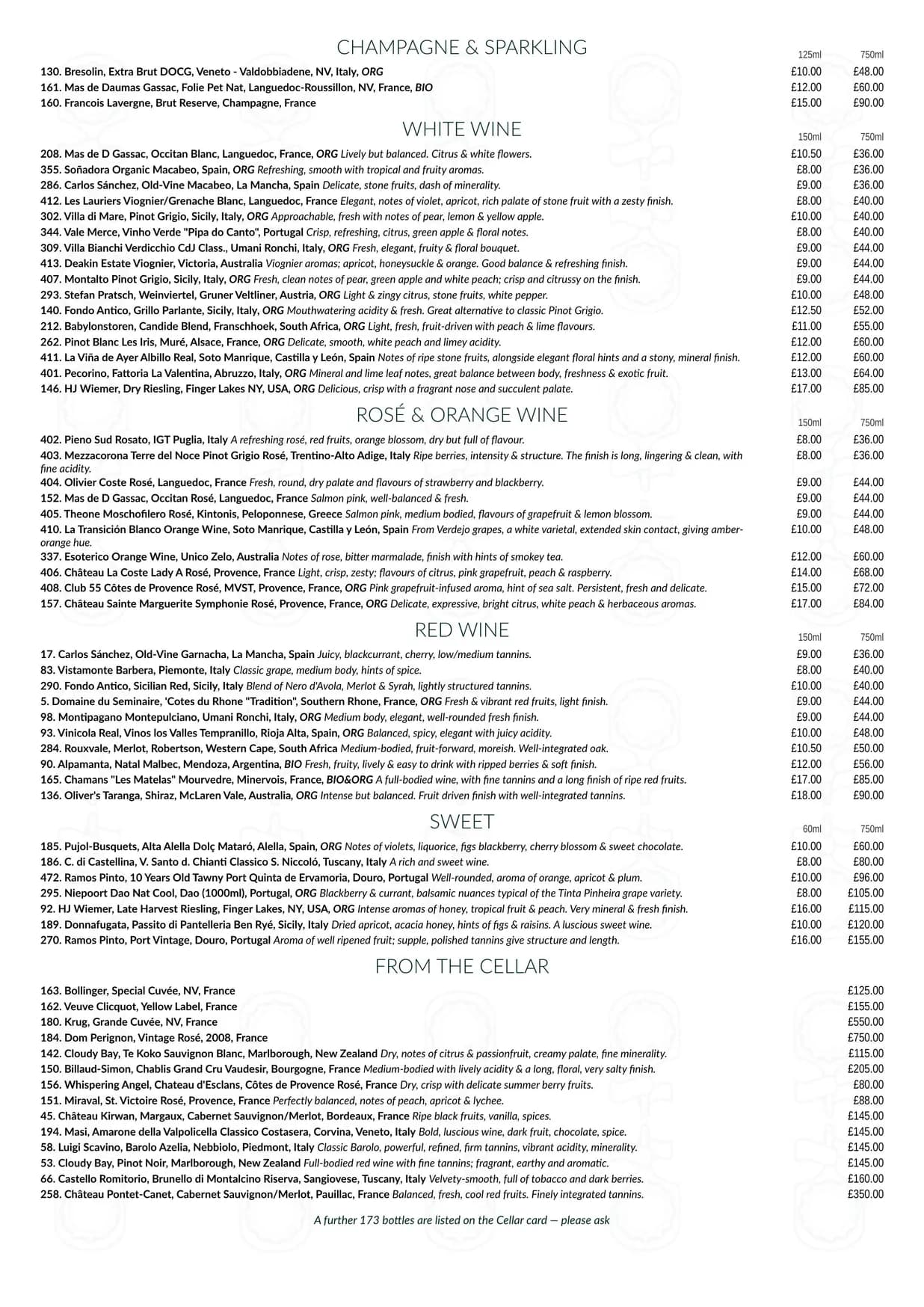MAP Maison menu, page 5