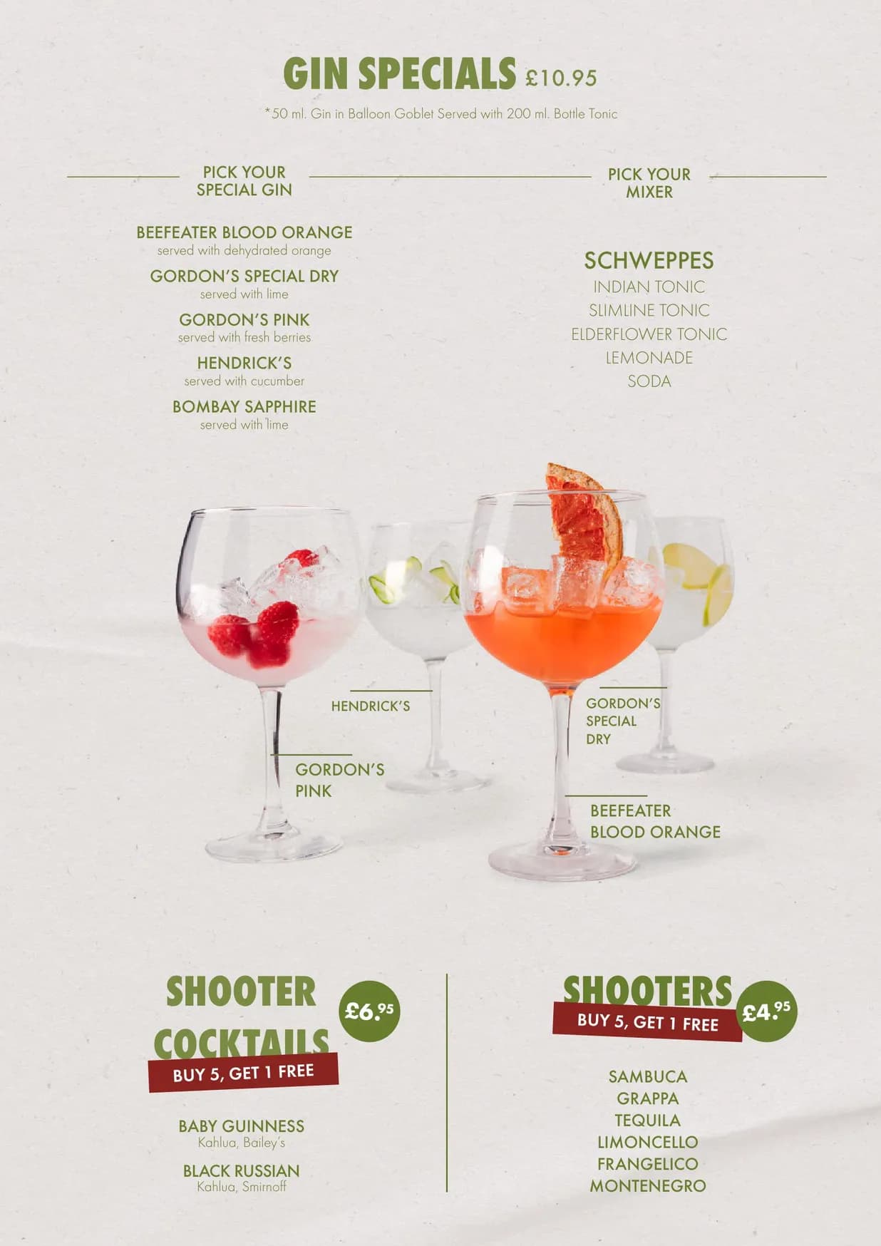 La Divina menu, page 15