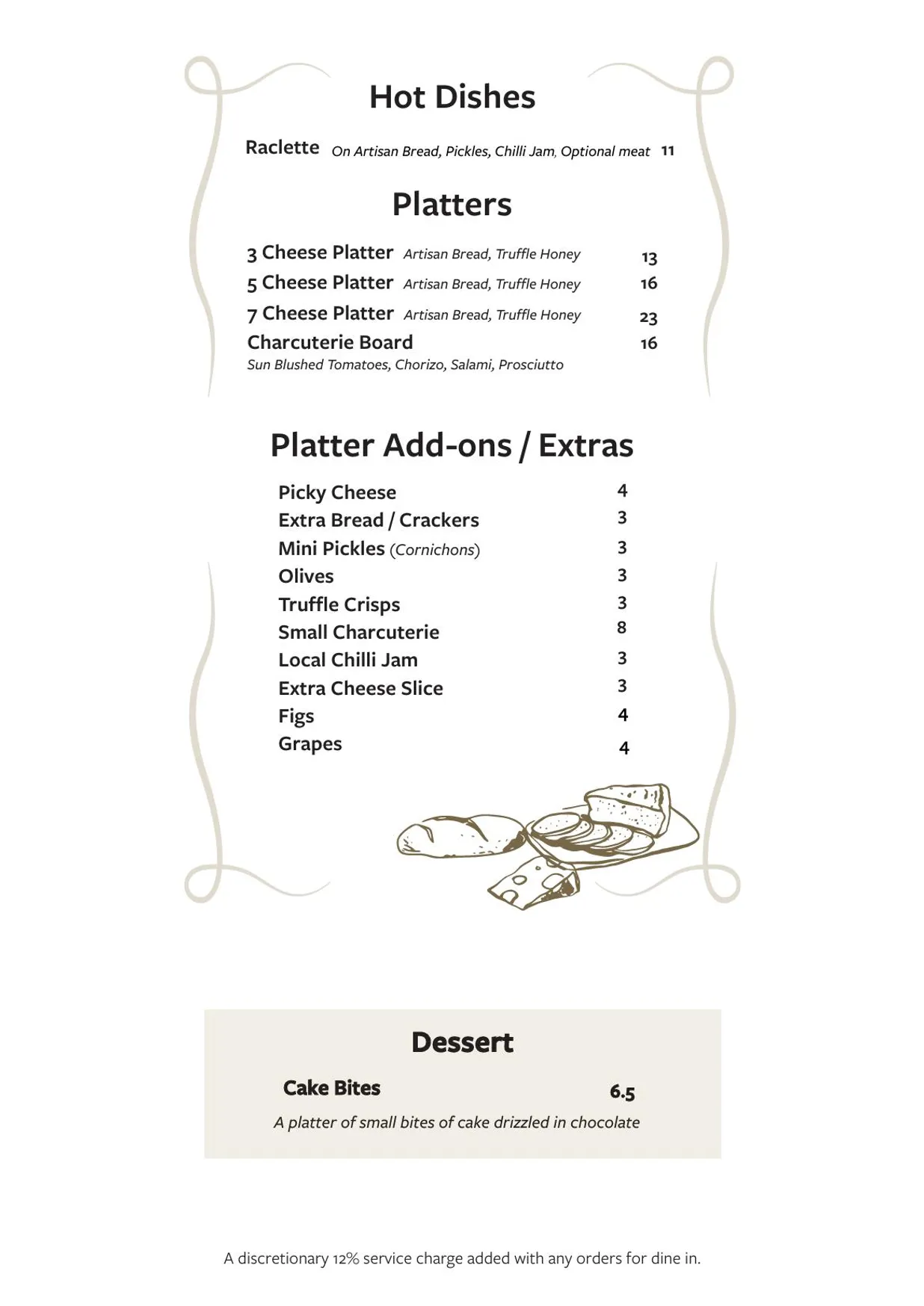 Local Cheese Cave menu, page 8