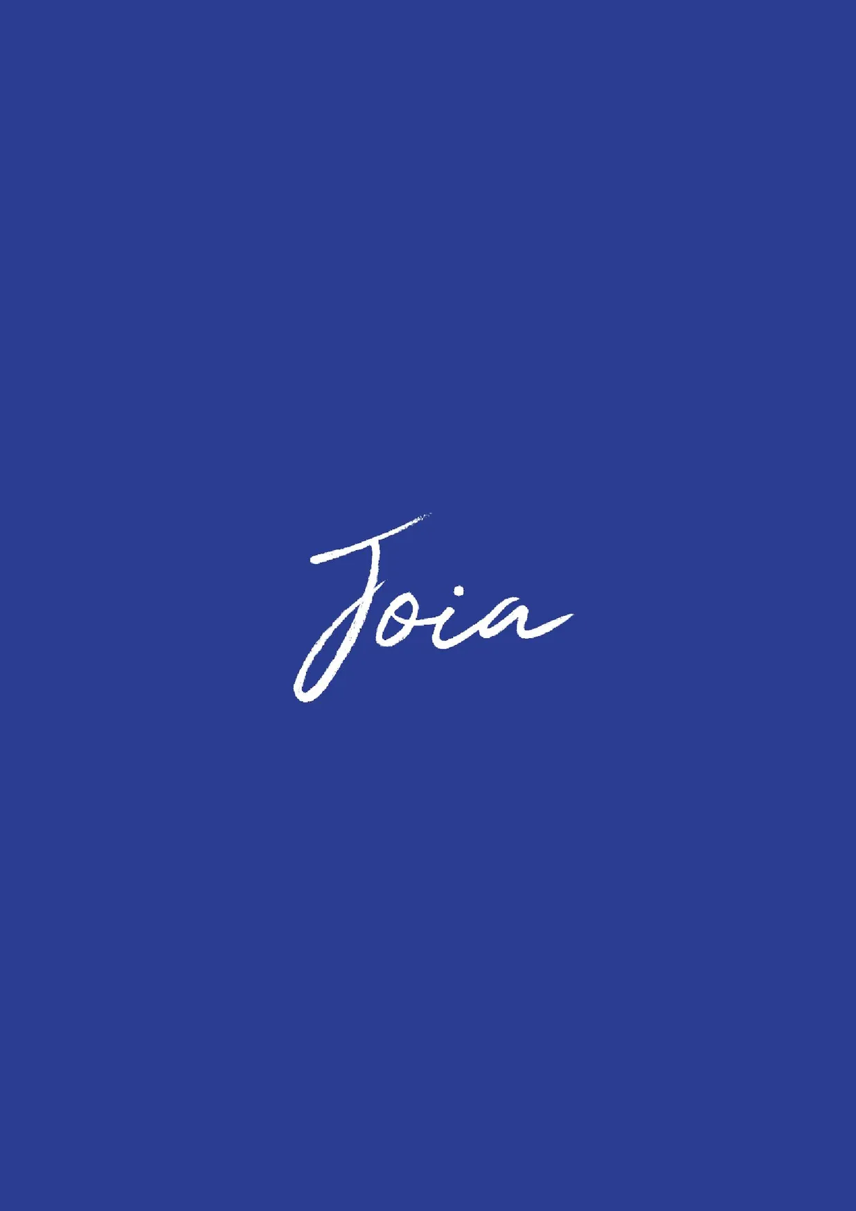 Joia Restaurant menu, page 3