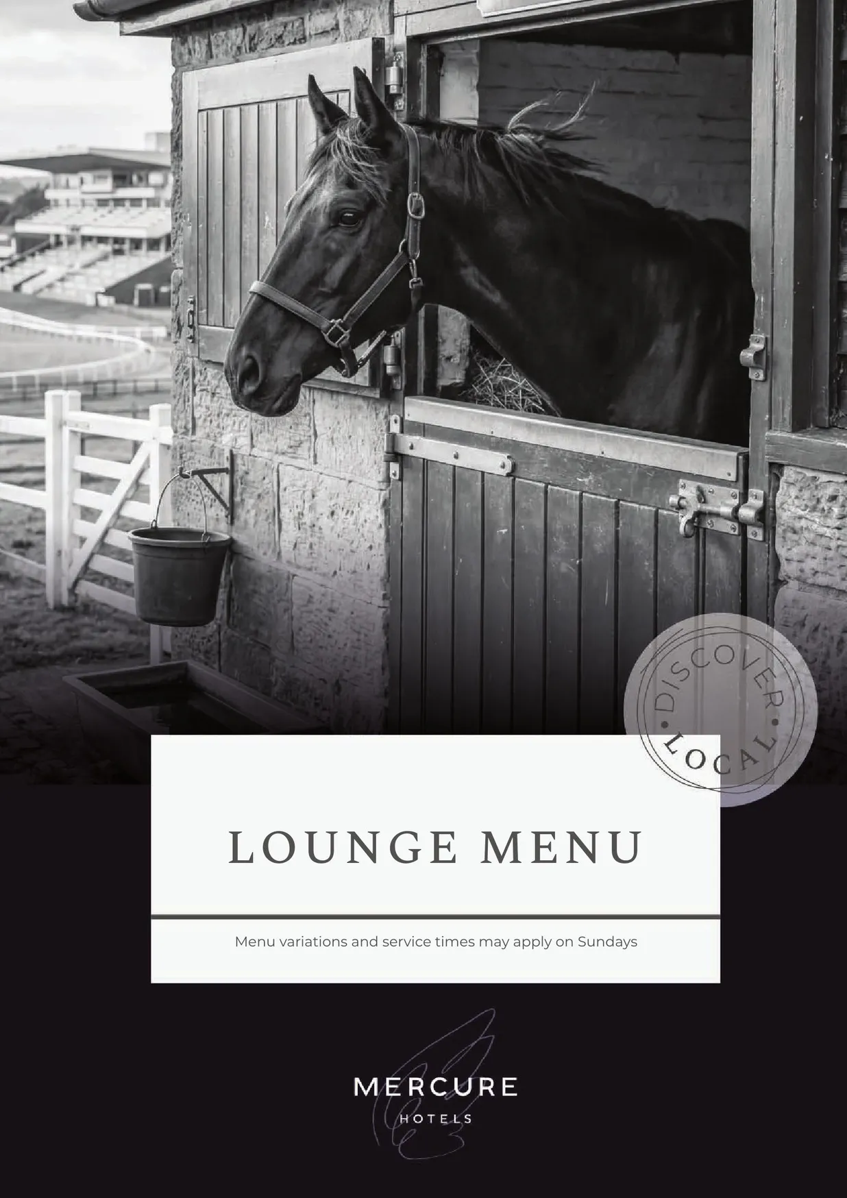 Beechers menu, page 1
