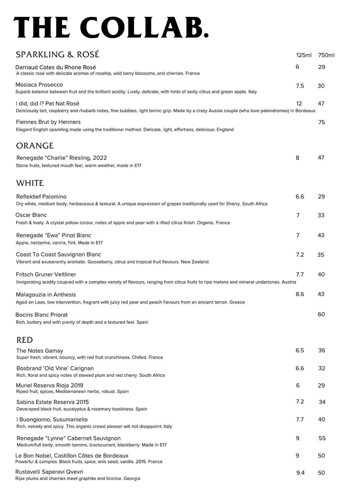 The Collab. menu, page 3