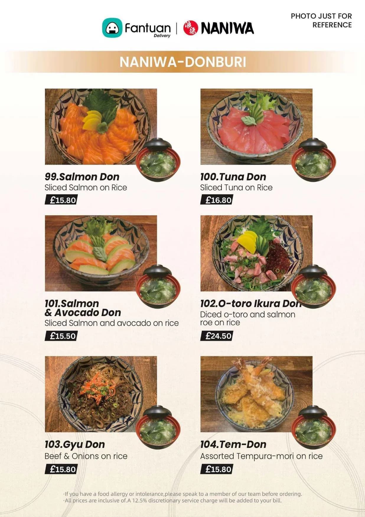 Naniwa Japanese Restaurant menu, page 21