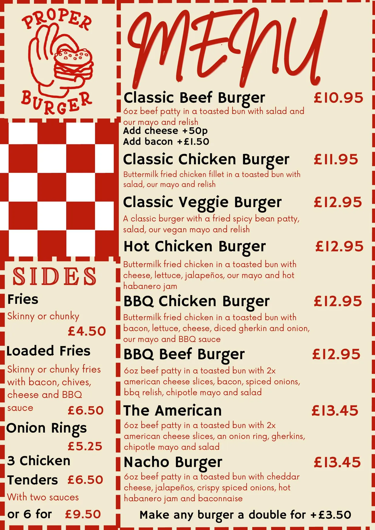 Terrace at 43 menu, page 1