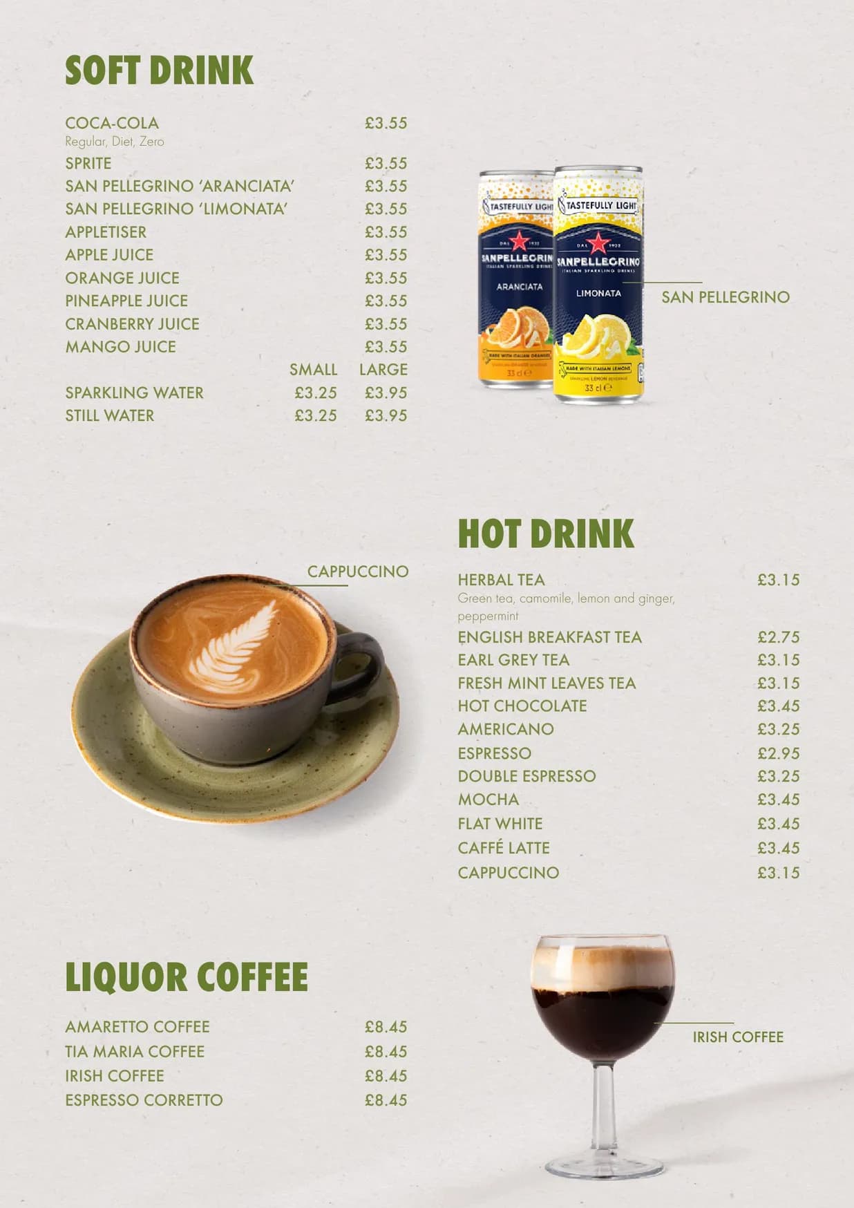 La Divina menu, page 21