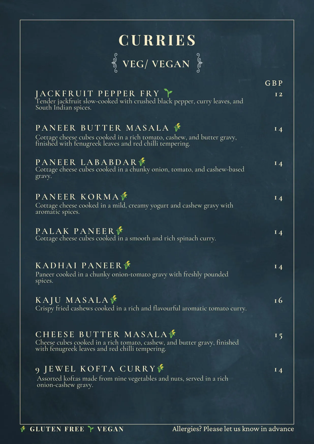 Mezwaani menu, page 10