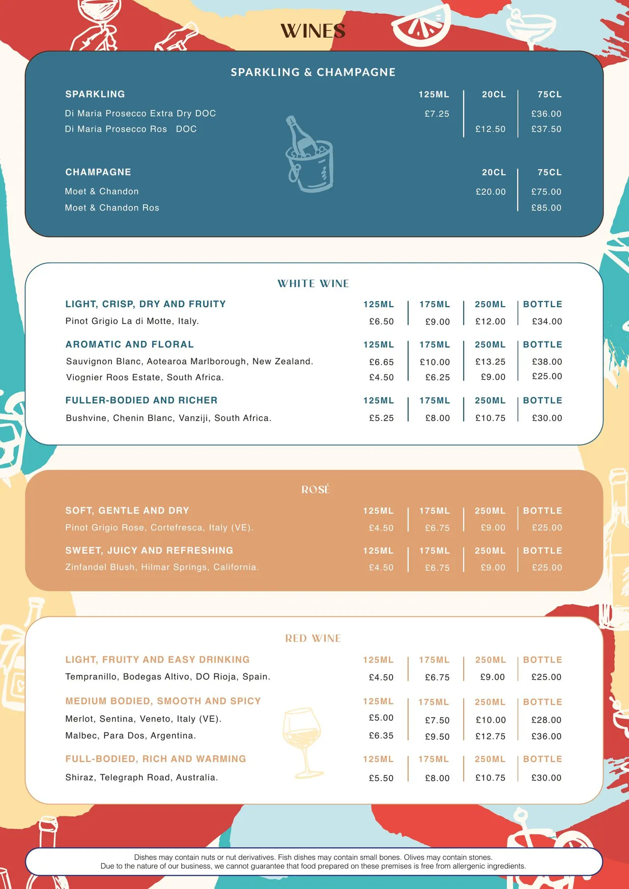 The Rolling Mill menu, page 11